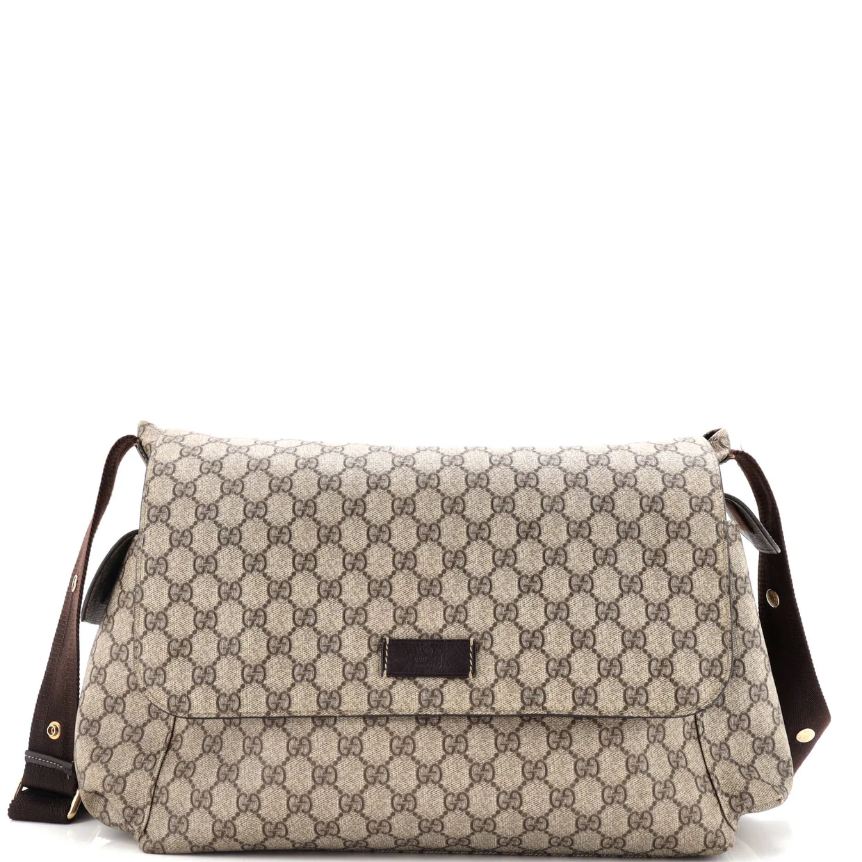 Diaper Bag GG Coated Canvas - Deep Luxury