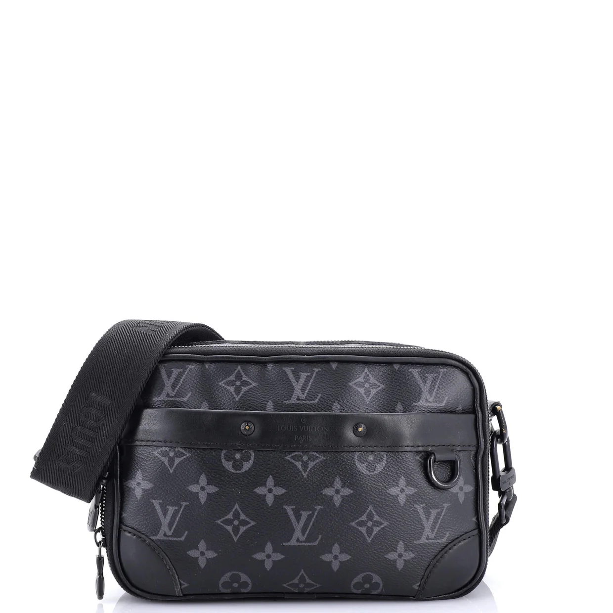 Alpha Messenger Bag Monogram Eclipse Canvas - Deep Luxury