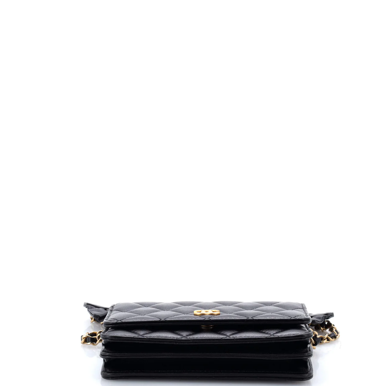 Romance Wallet on Chain Quilted Lambskin Mini - Deep Luxury