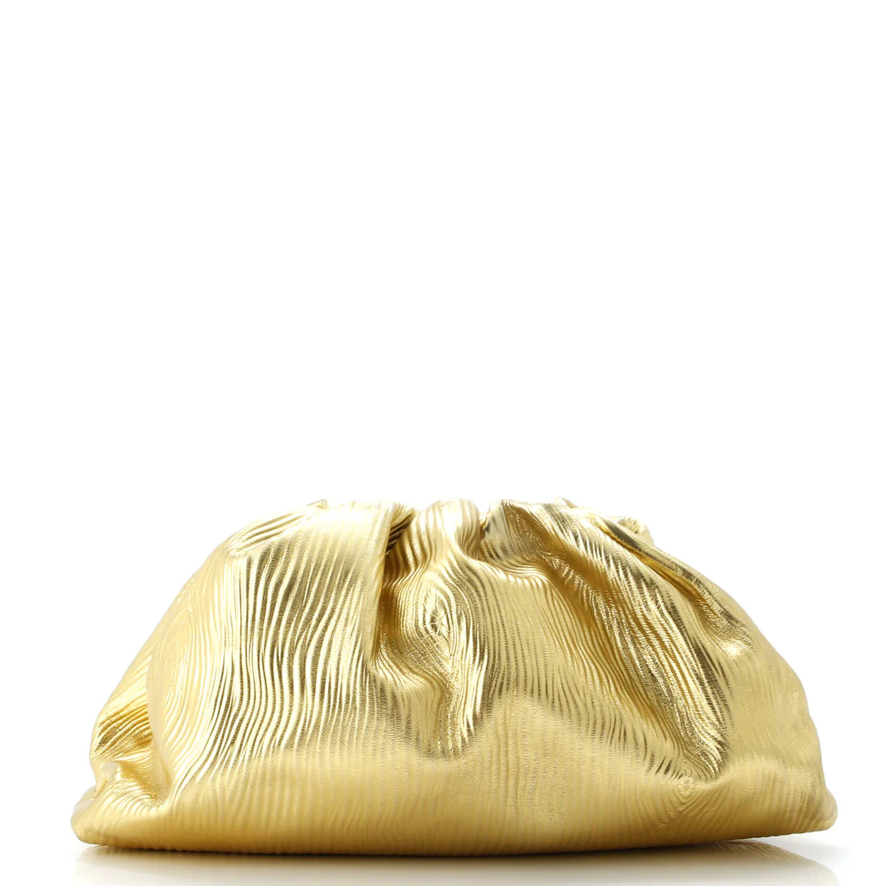 The Pouch Metallic Textured Leather - Deep Luxury