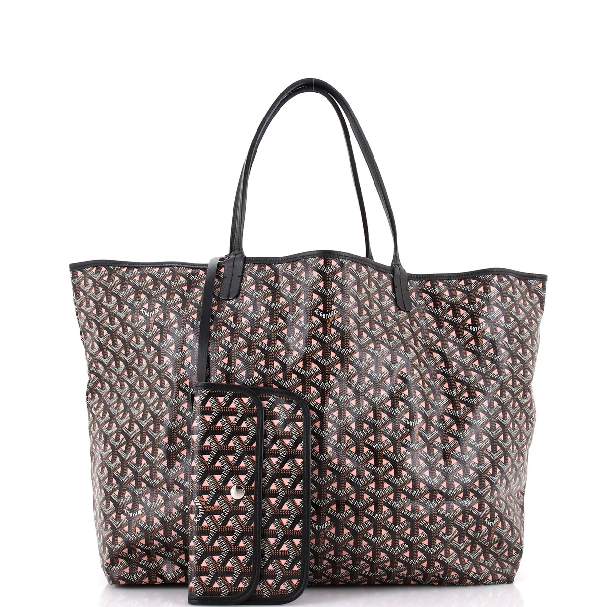 Saint Louis Tote Claire Voie Coated Canvas GM - Deep Luxury
