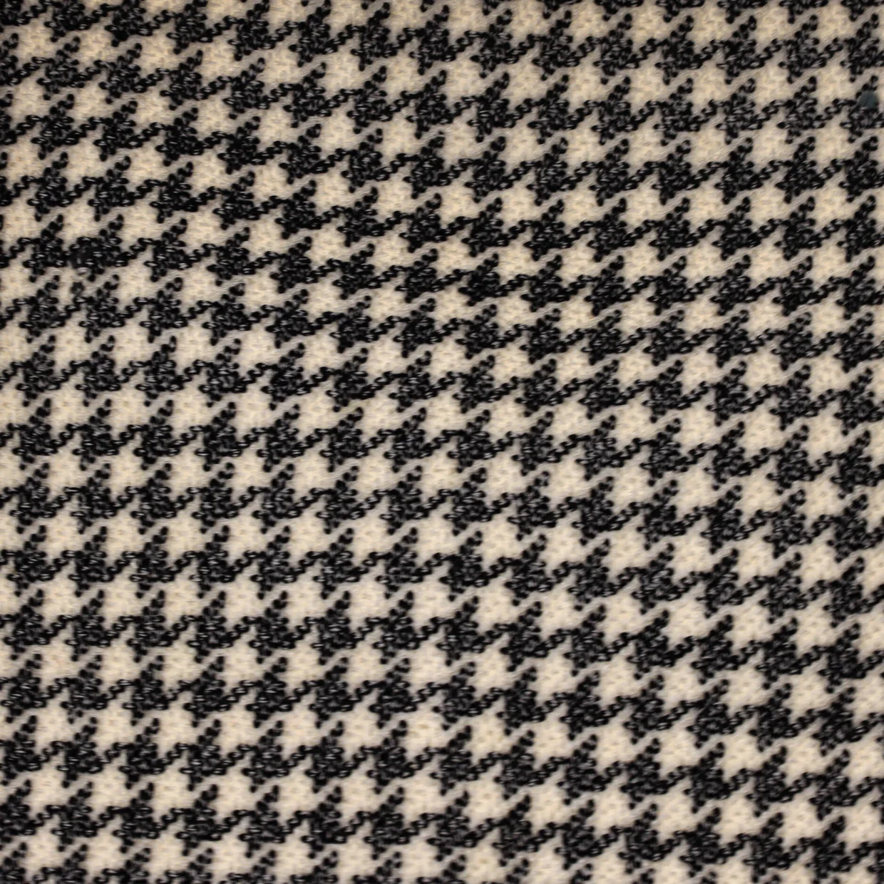 Book Tote Houndstooth Canvas Medium - Deep Luxury