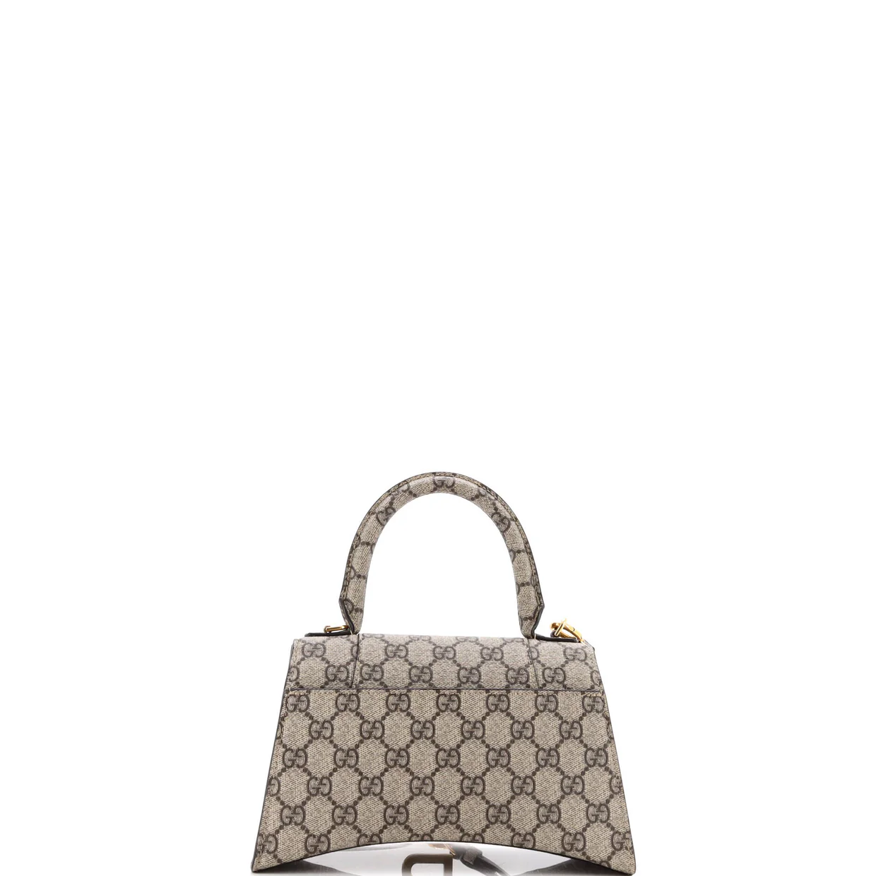 x Balenciaga The Hacker Project Hourglass Top Handle Bag GG Coated Canvas Small - Deep Luxury