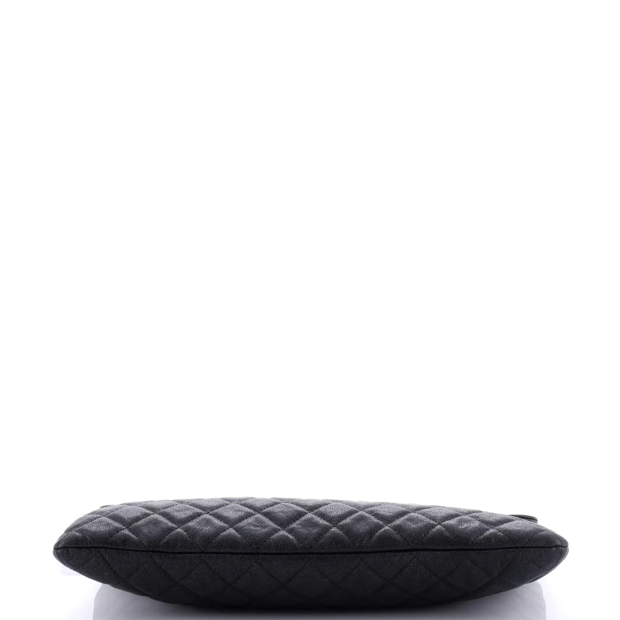 Front Pocket O Case Pouch Quilted Iridescent Caviar Large - Deep Luxury