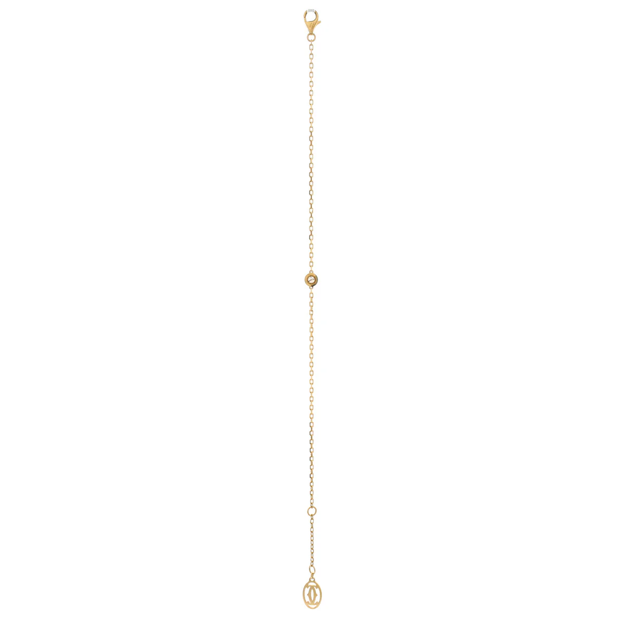 D'Amour Bracelet 18K Yellow Gold and Diamond Small - Deep Luxury