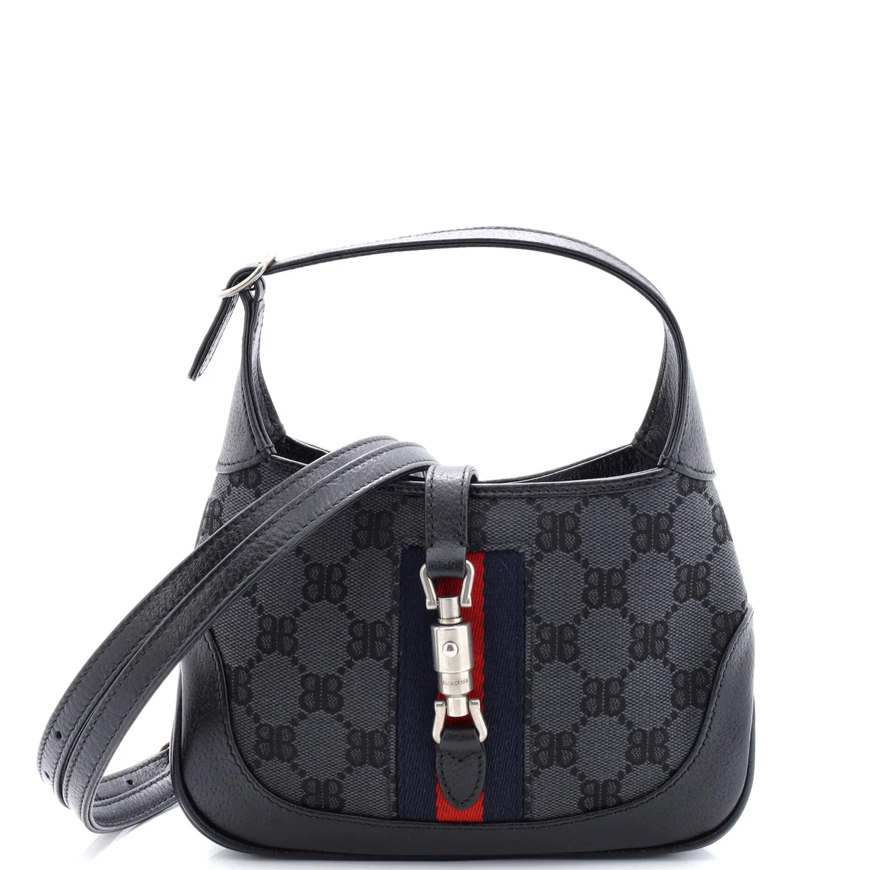 x Gucci The Hacker Project Jackie 1961 Hobo BB Canvas Mini - Deep Luxury