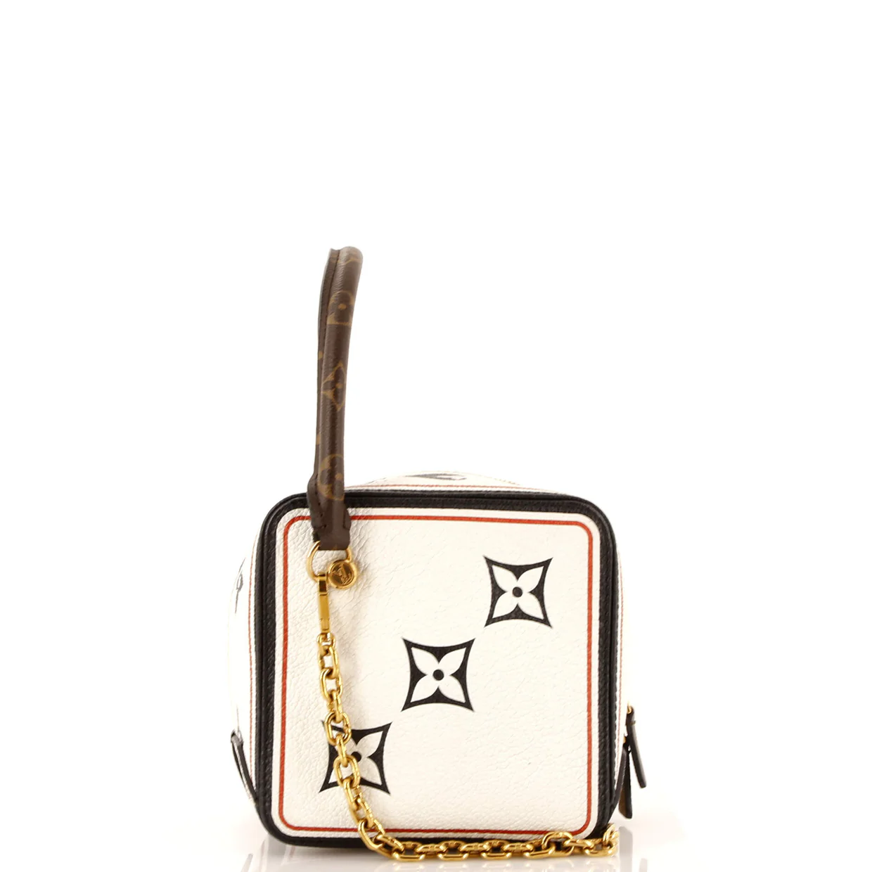 Square Bag Limited Edition Game On Leather with Monogram Canvas - Deep Luxury