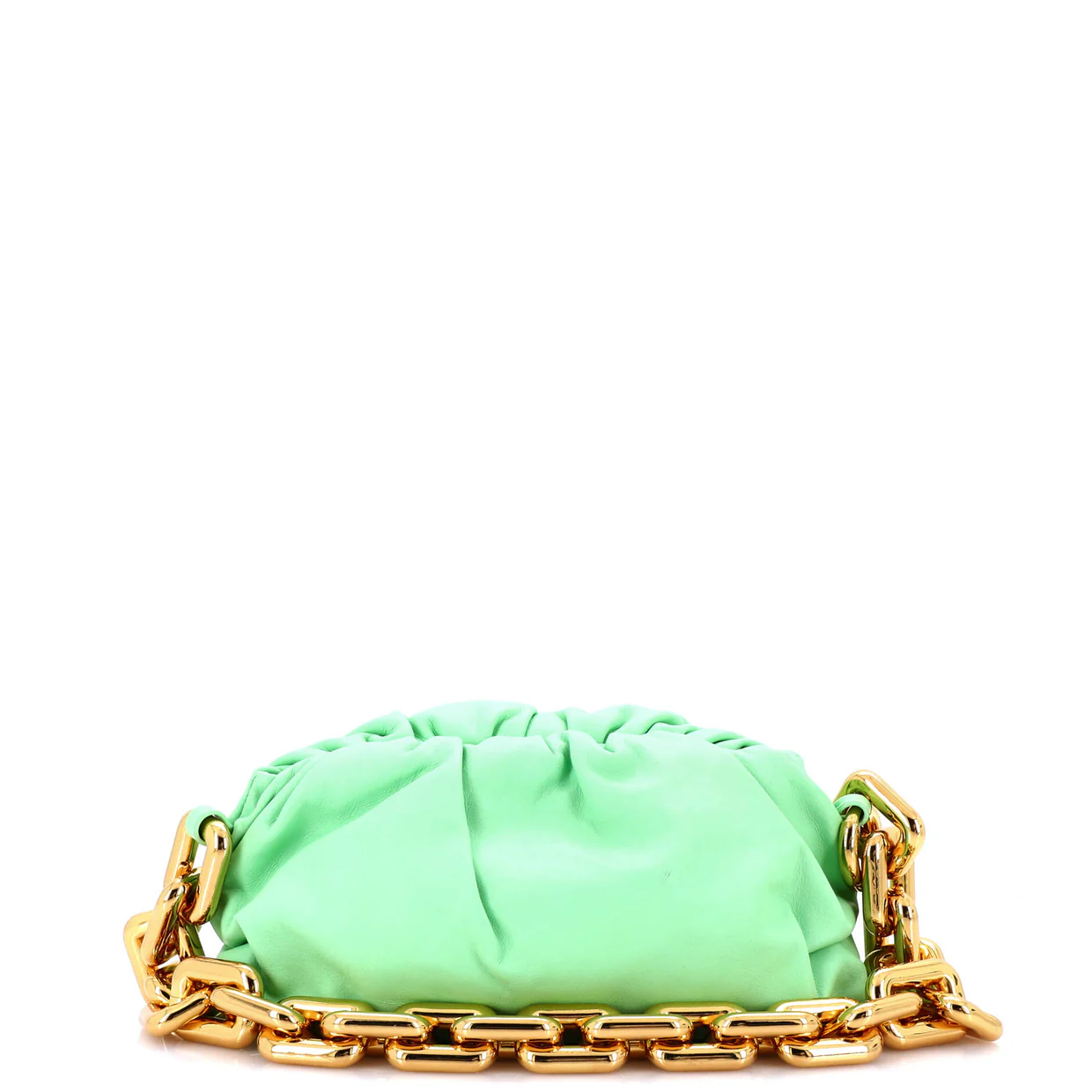 The Chain Pouch Leather Teen - Deep Luxury