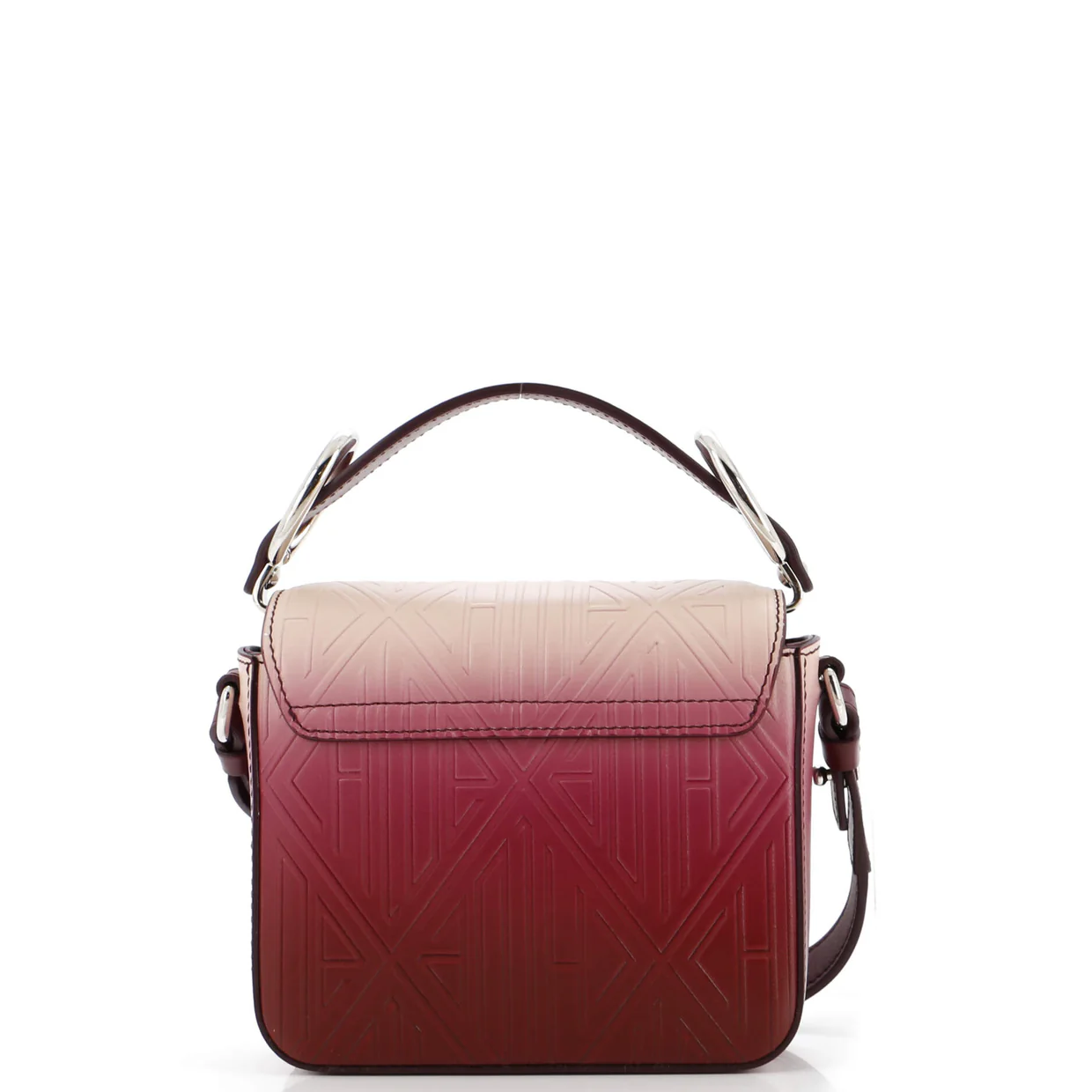 C Flap Bag Embossed Leather Mini - Deep Luxury