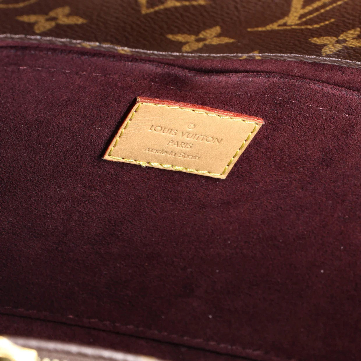 Montaigne Handbag Monogram Canvas MM - Deep Luxury