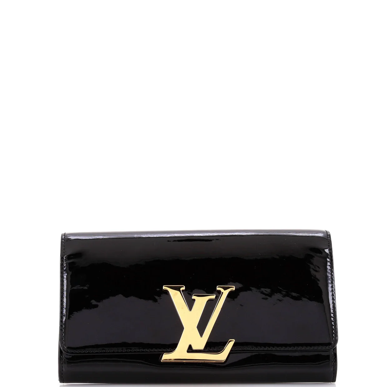 Louise Clutch Patent Long - Deep Luxury