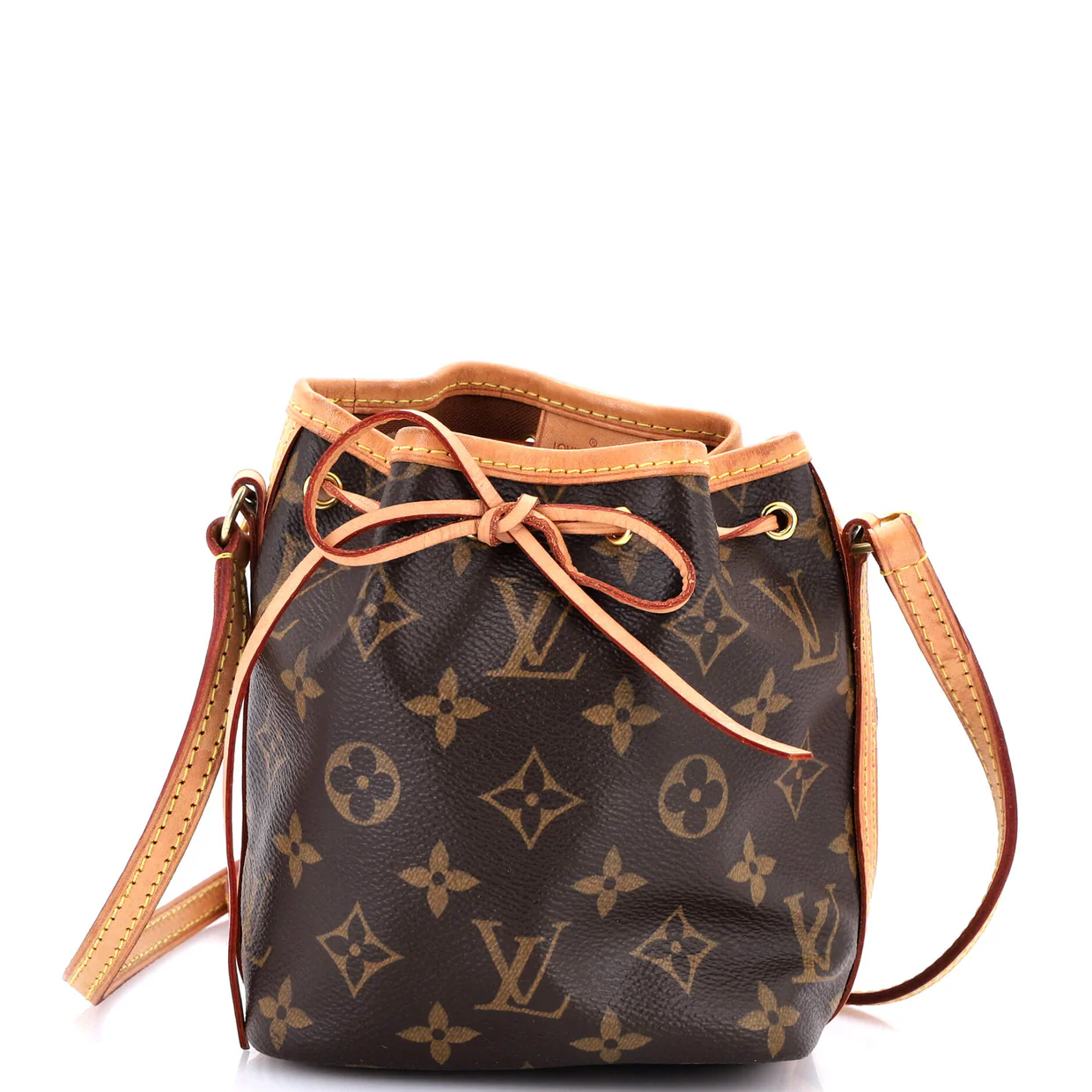 Noe Handbag Monogram Canvas Nano - Deep Luxury