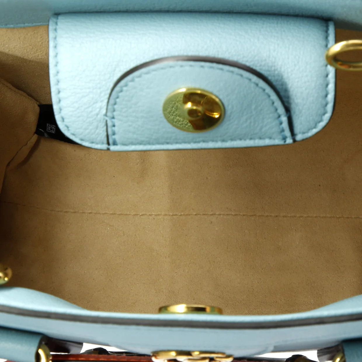 Diana NM Bamboo Handle Tote Leather Mini - Deep Luxury