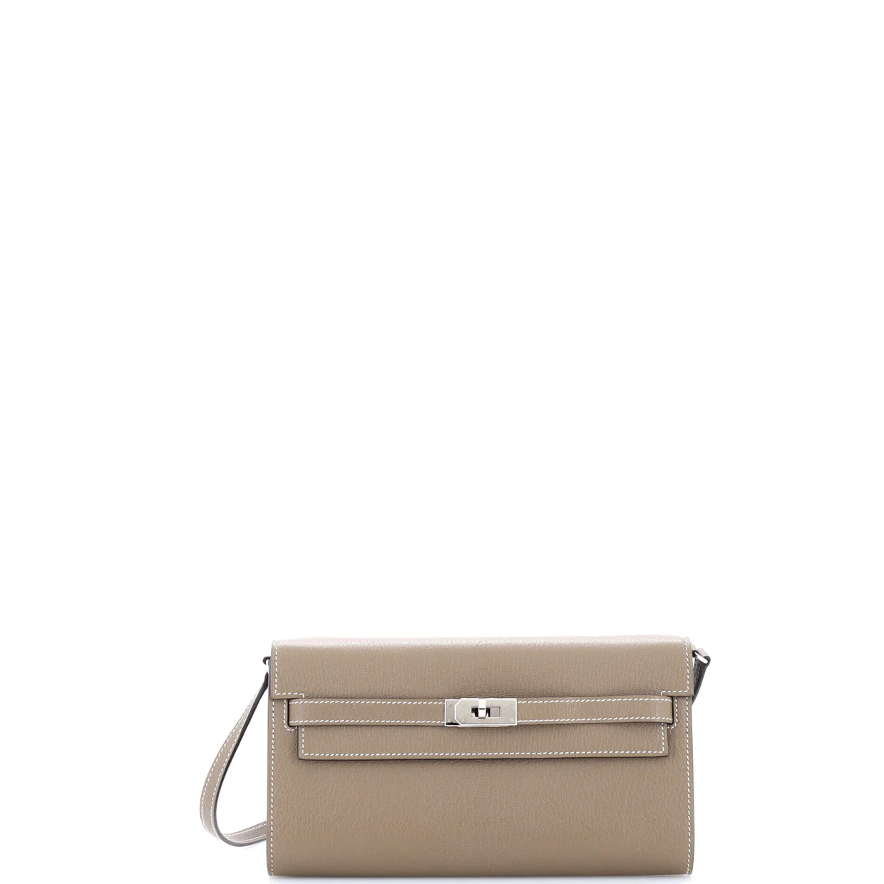 Kelly To Go Wallet Chevre Mysore - Deep Luxury
