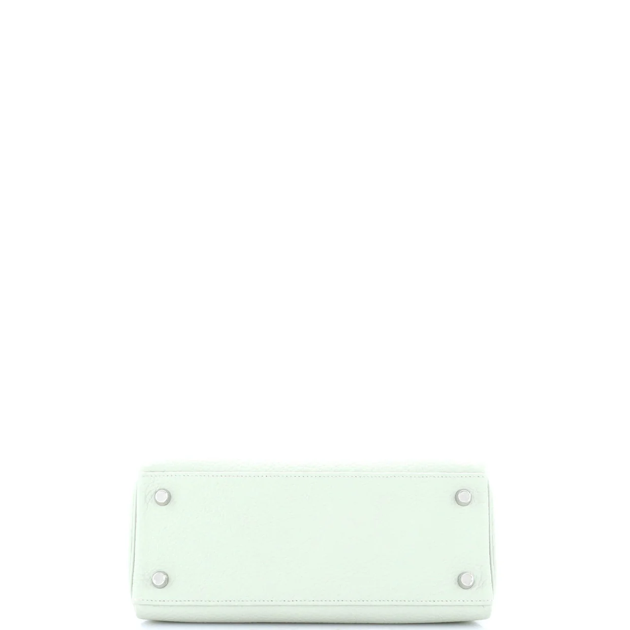 Kelly Handbag Grey Clemence with Palladium Hardware 25 - Deep Luxury
