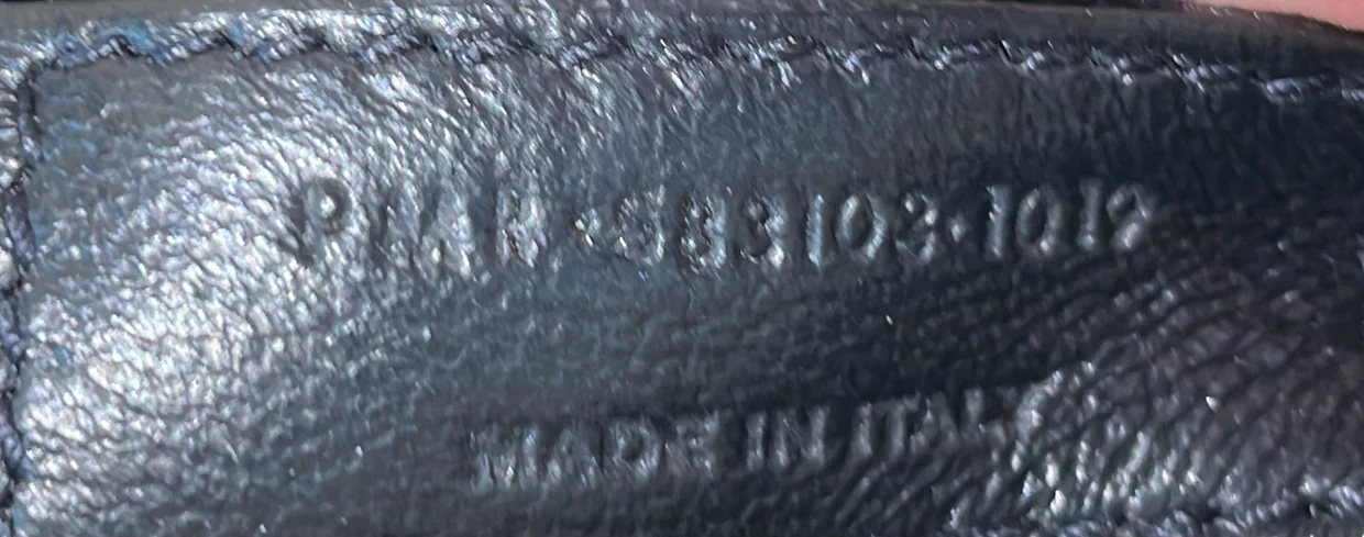 Niki Chain Wallet Matelasse Chevron Leather - Deep Luxury