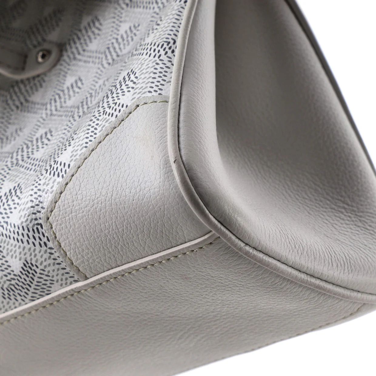 Saigon Top Handle Bag Coated Canvas with Leather Mini - Deep Luxury