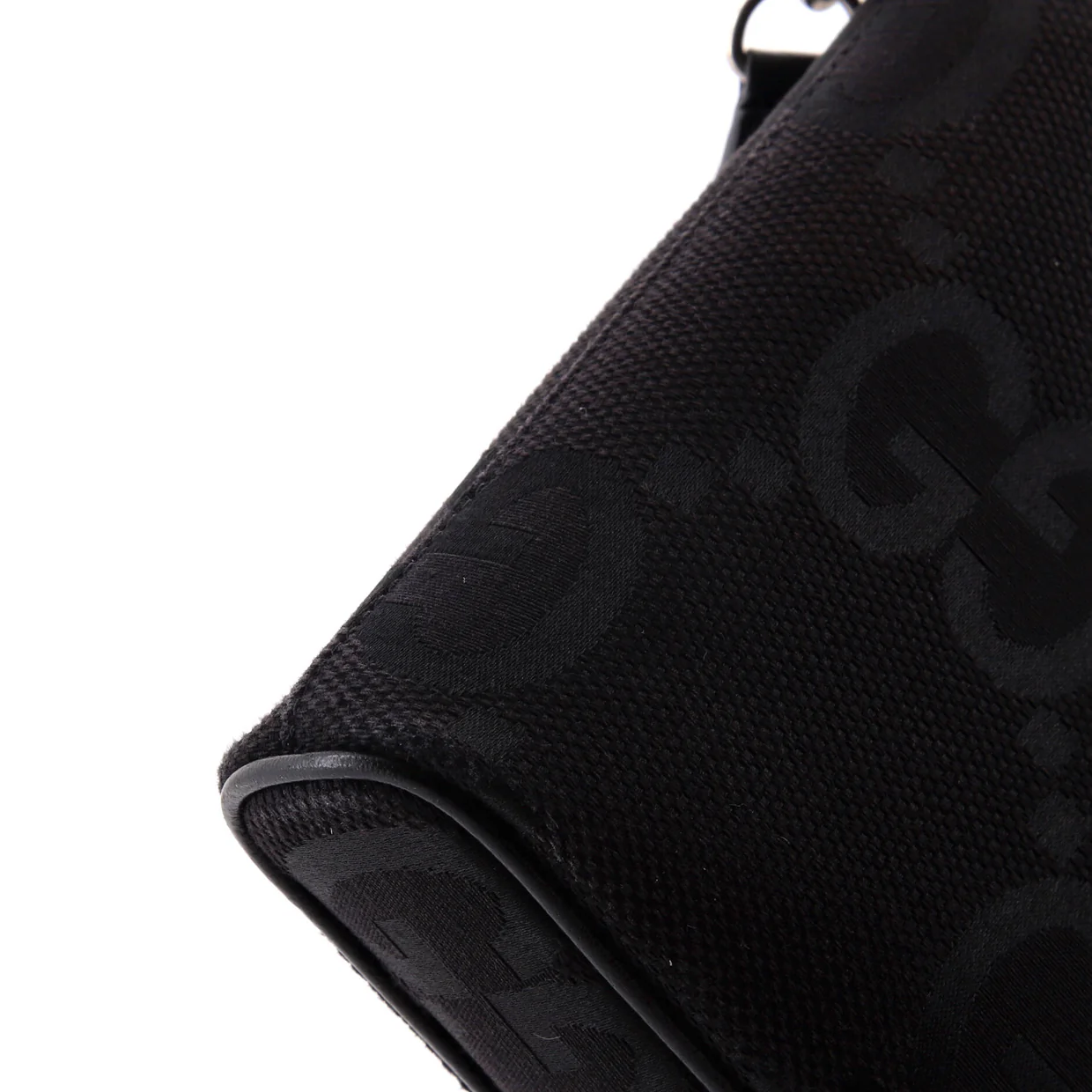 Zip Messenger Bag Jumbo GG Canvas - Deep Luxury