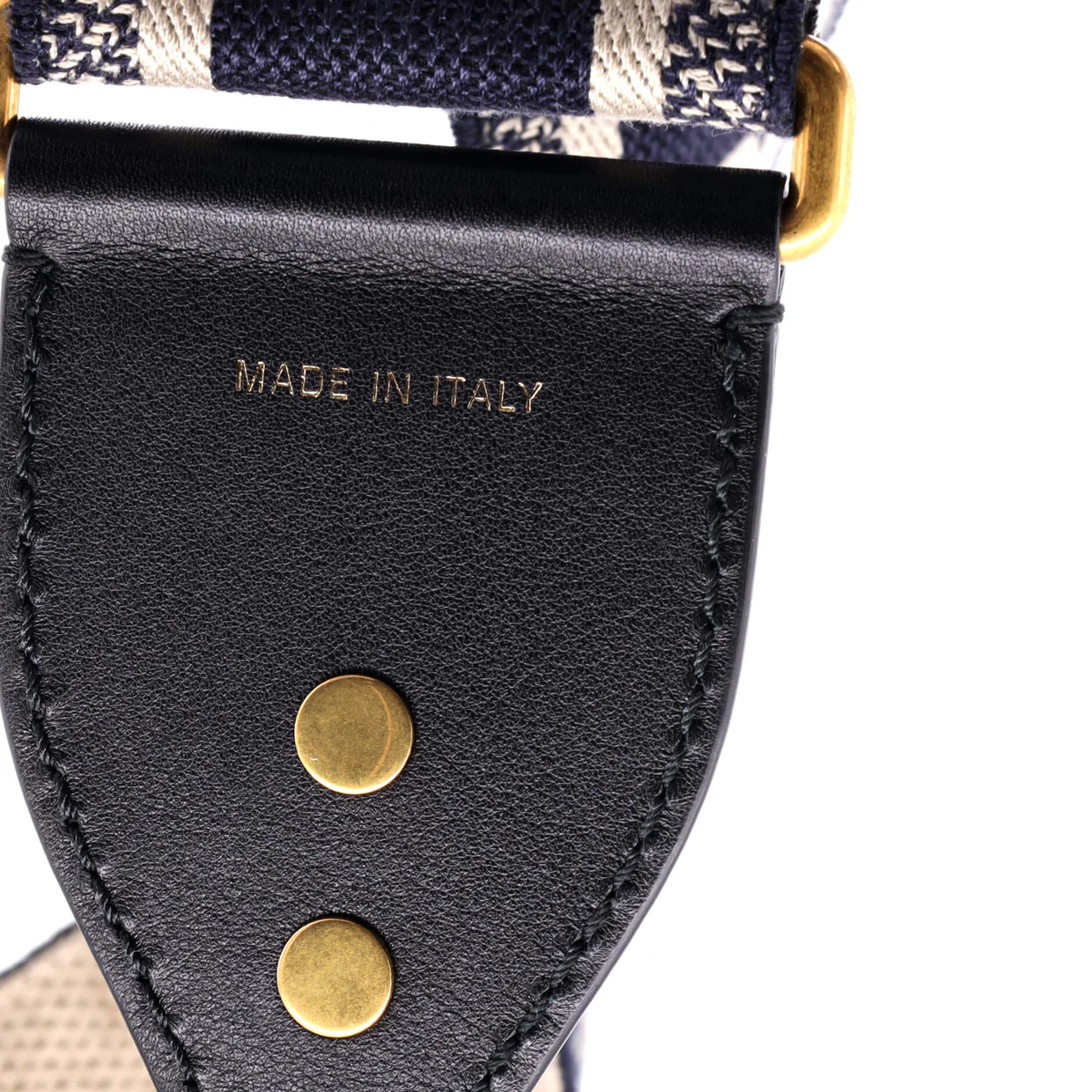 Logo Shoulder Strap Embroidered Canvas - Deep Luxury