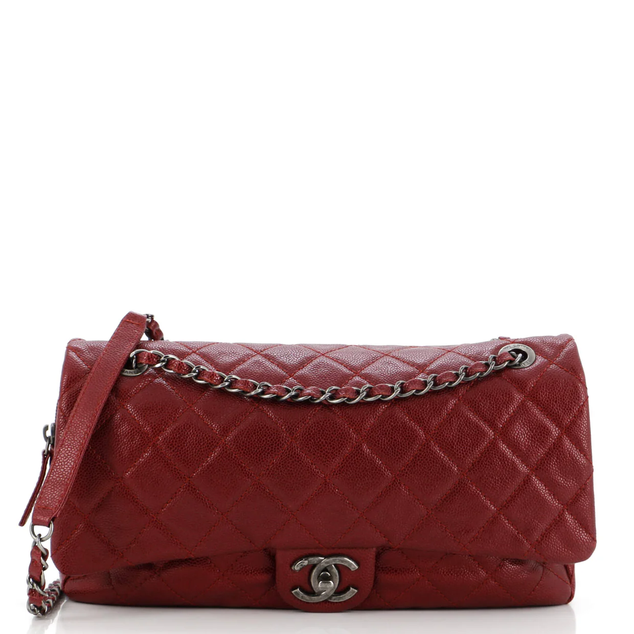 Easy Flap Bag Quilted Caviar Jumbo - Deep Luxury