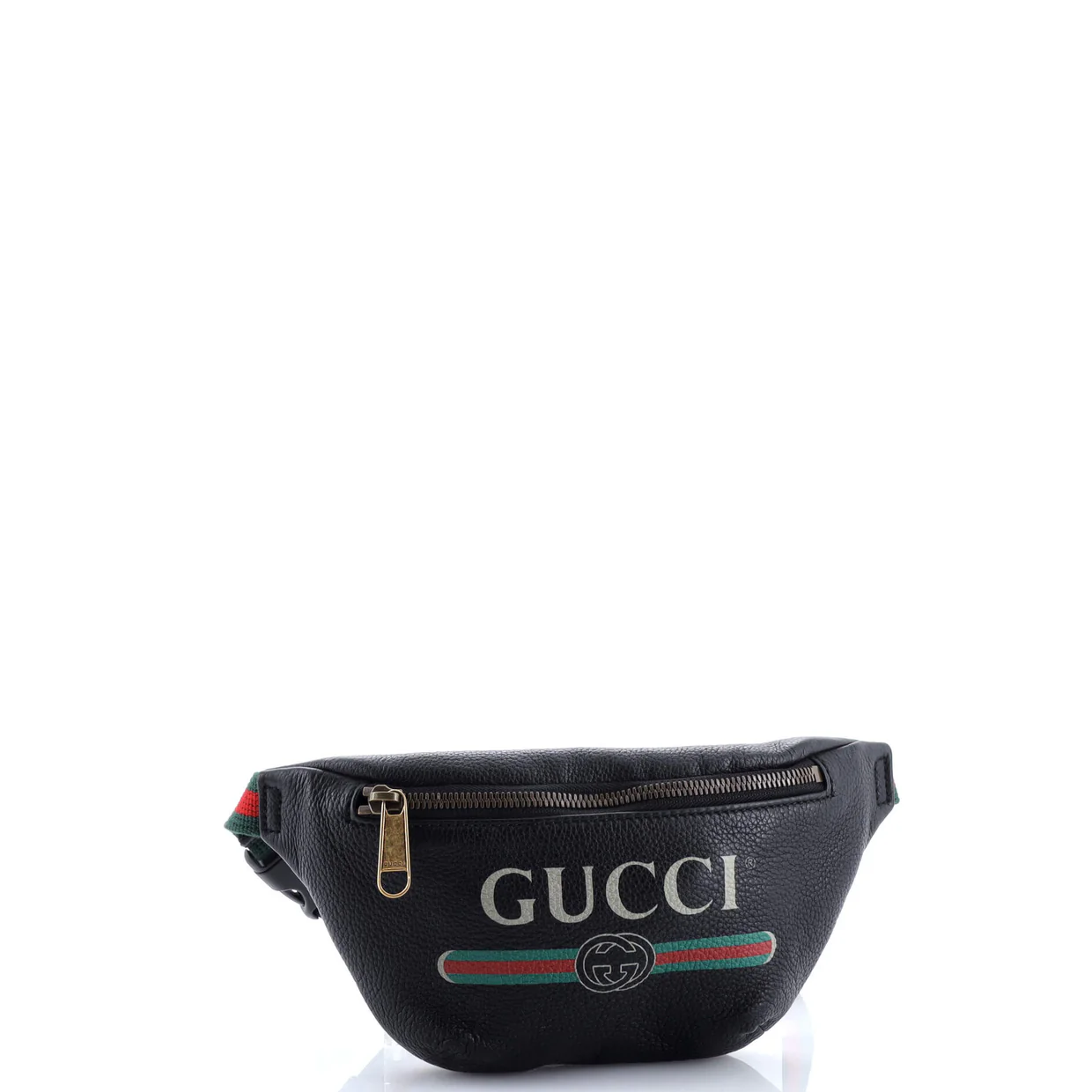 Logo Belt Bag Printed Leather Small - Deep Luxury