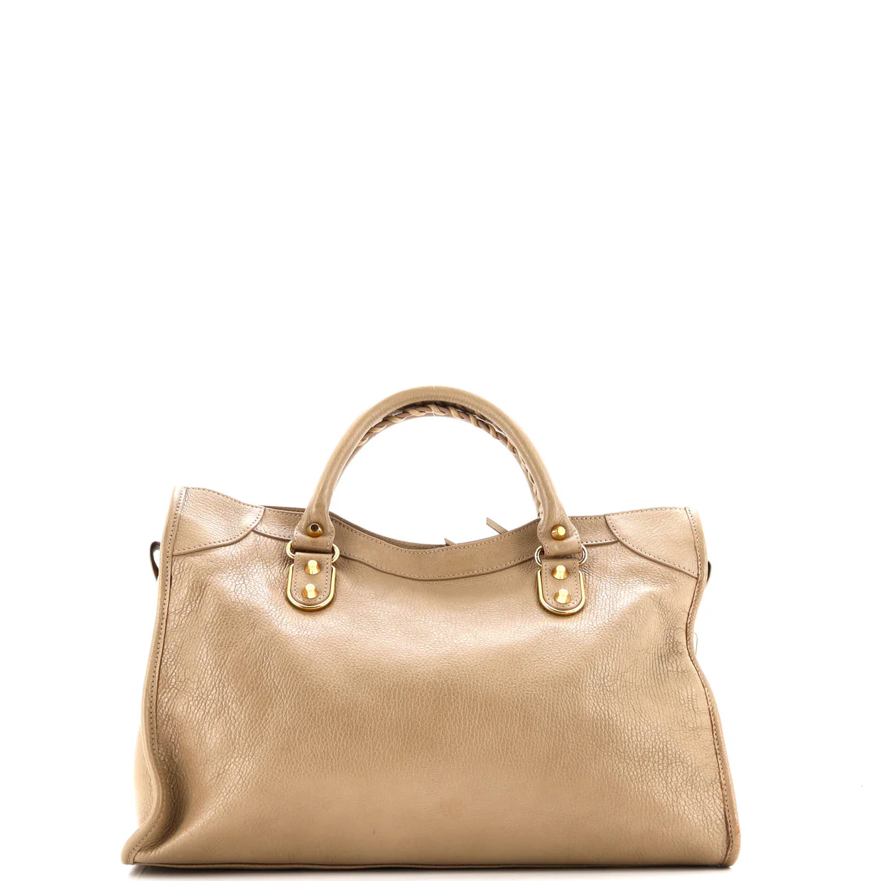 City Classic Metallic Edge Bag Leather Medium - Deep Luxury