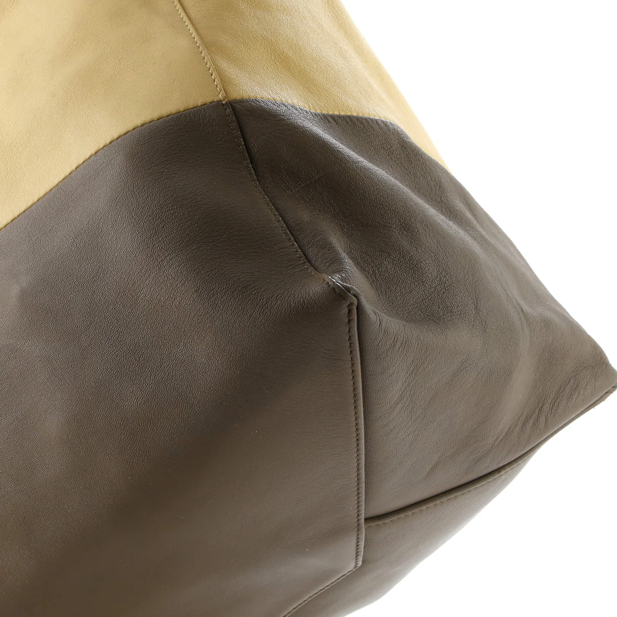 Horizontal Bi-Cabas Tote Leather Large - Deep Luxury