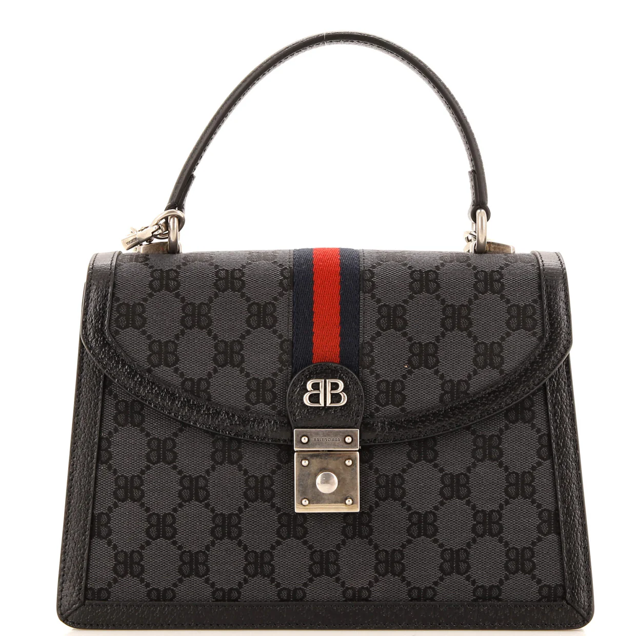 x Gucci The Hacker Project Top Handle Bag BB Coated Canvas Small - Deep Luxury
