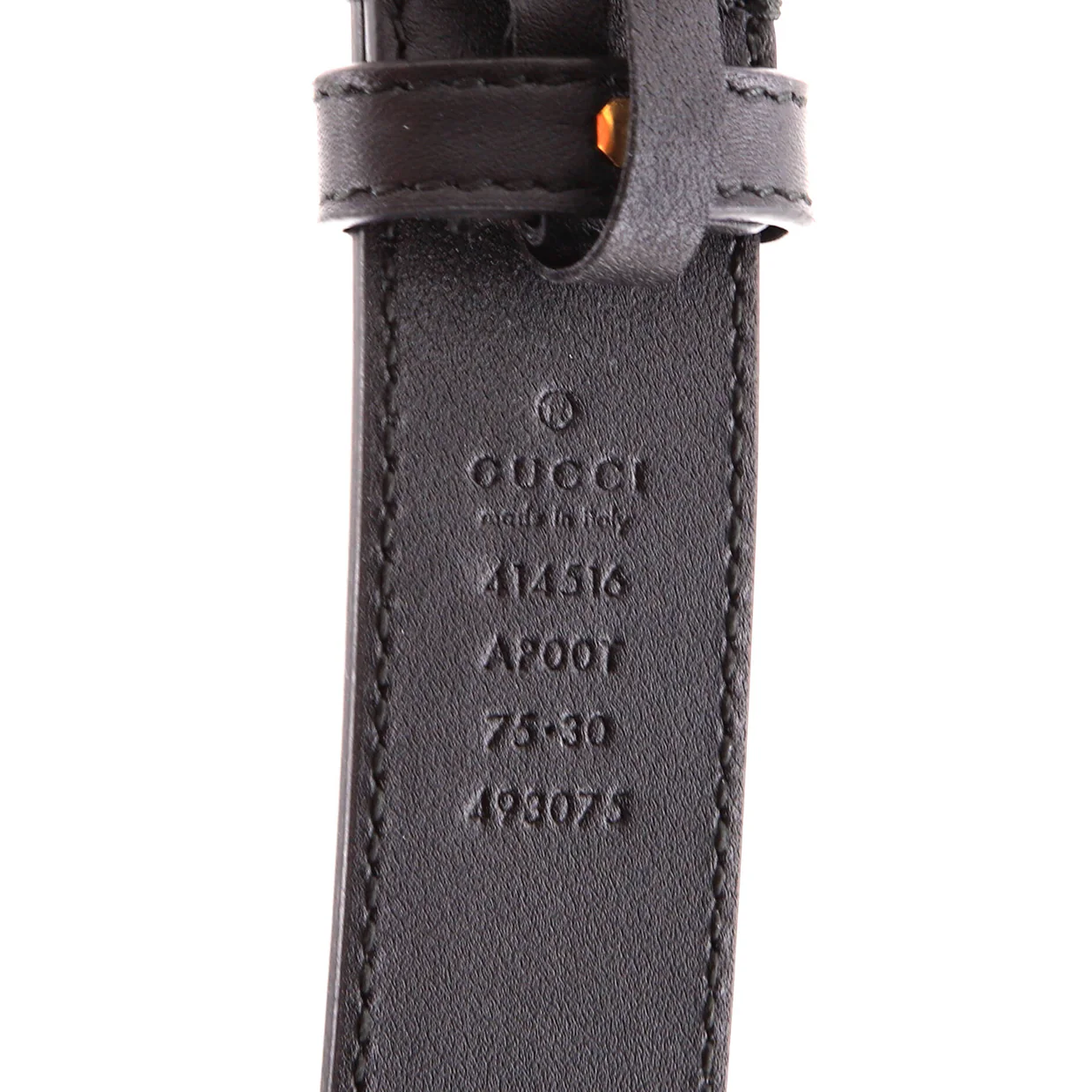 GG Marmont Belt Leather Thin 75 - Deep Luxury
