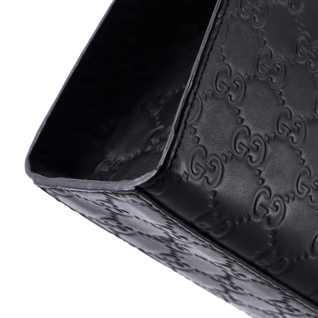 Emily Chain Flap Bag Guccissima Leather Medium - Deep Luxury