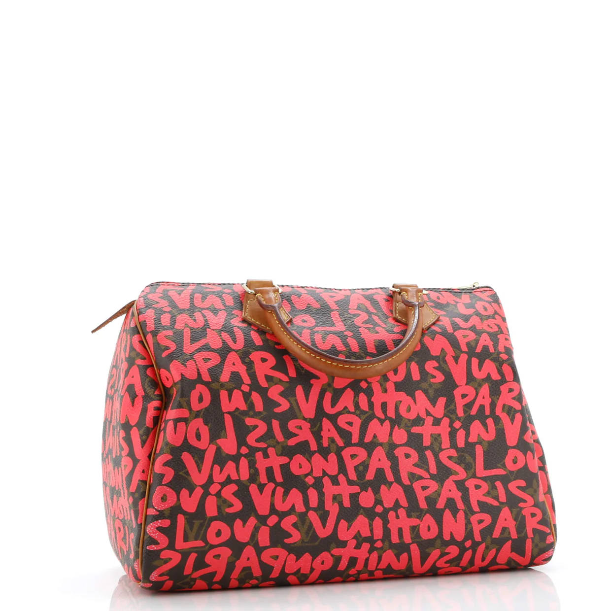 Speedy Handbag Limited Edition Monogram Graffiti 30 - Deep Luxury
