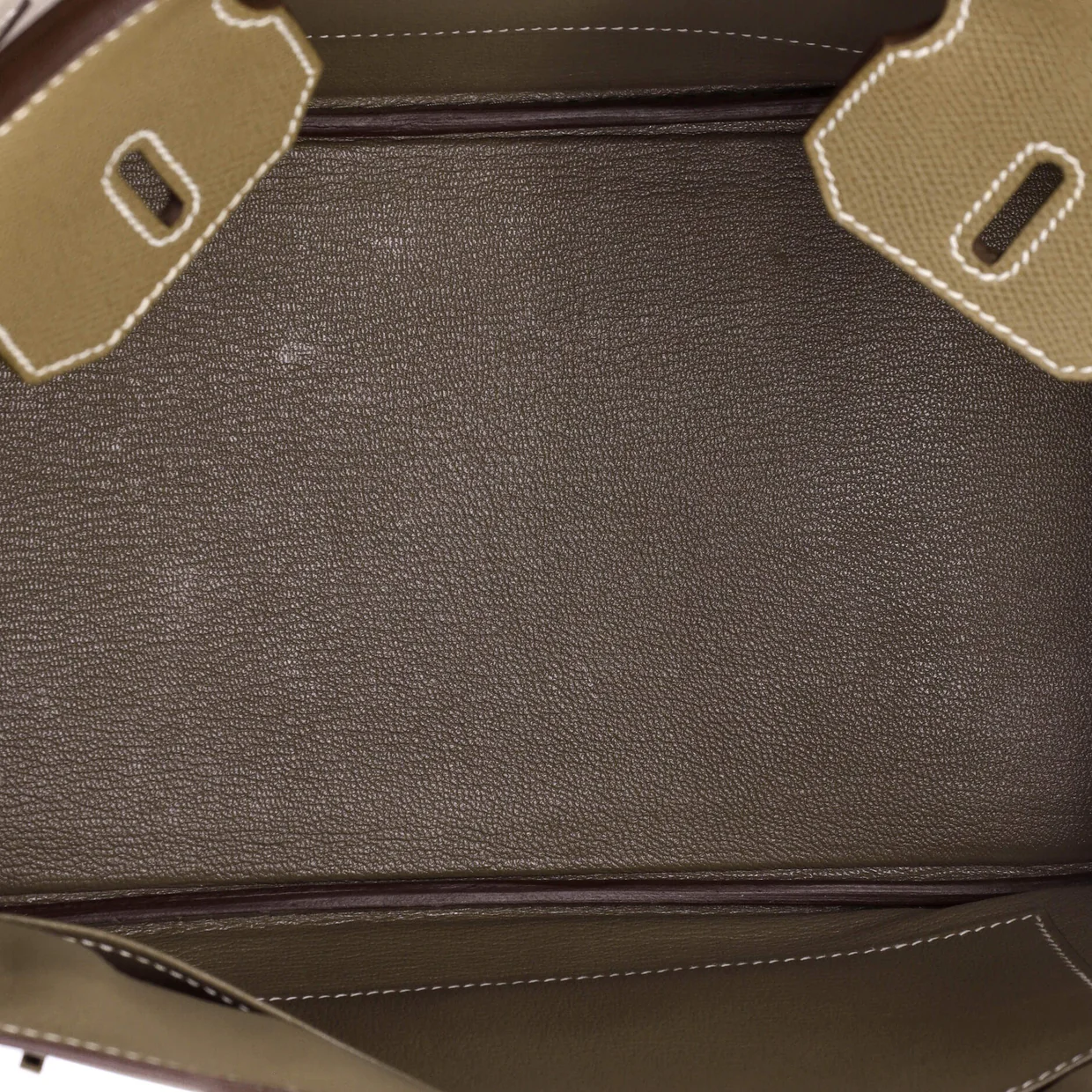 Birkin Handbag Grey Epsom with Palladium Hardware 30 - Deep Luxury