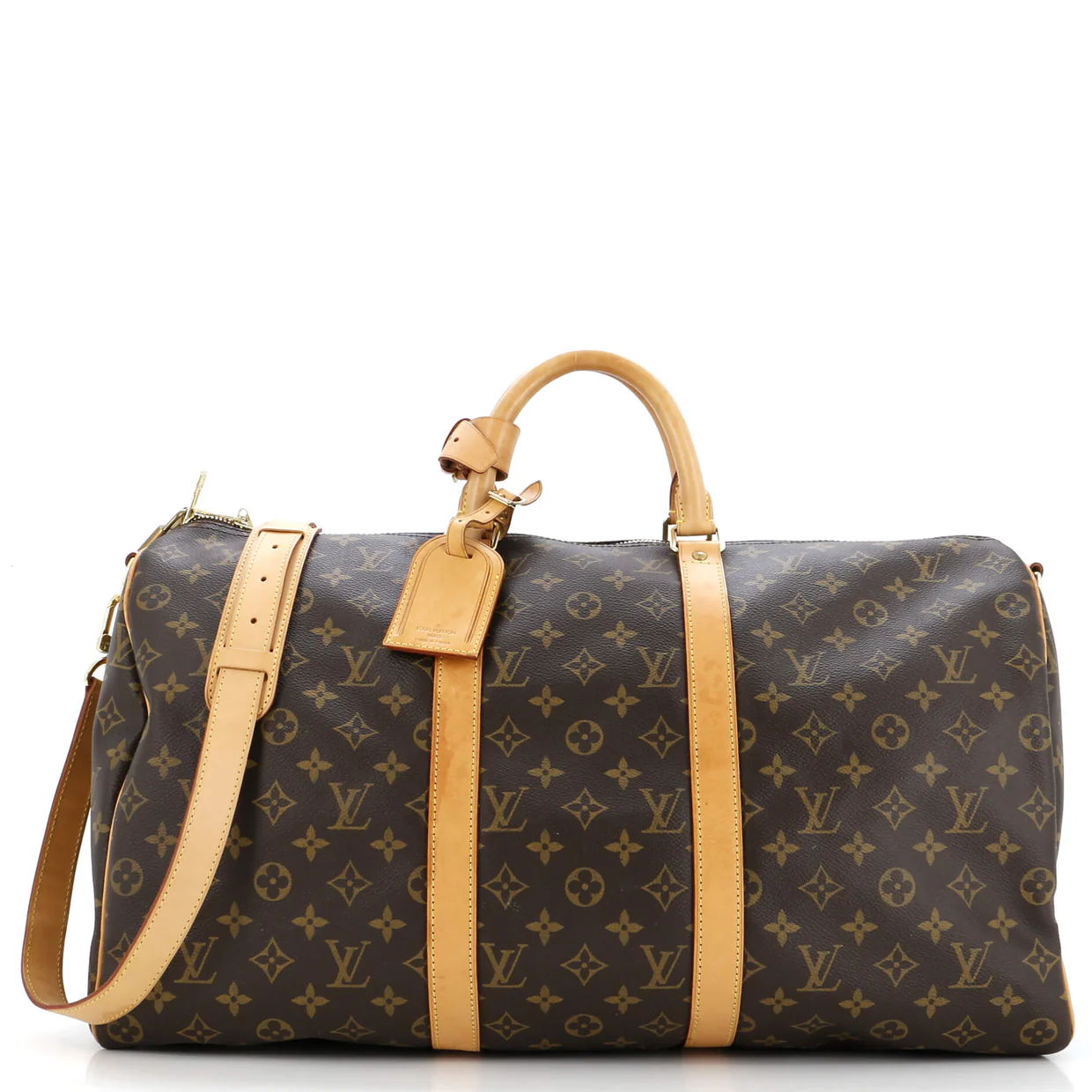 Keepall Bandouliere Bag Monogram Canvas 50 - Deep Luxury