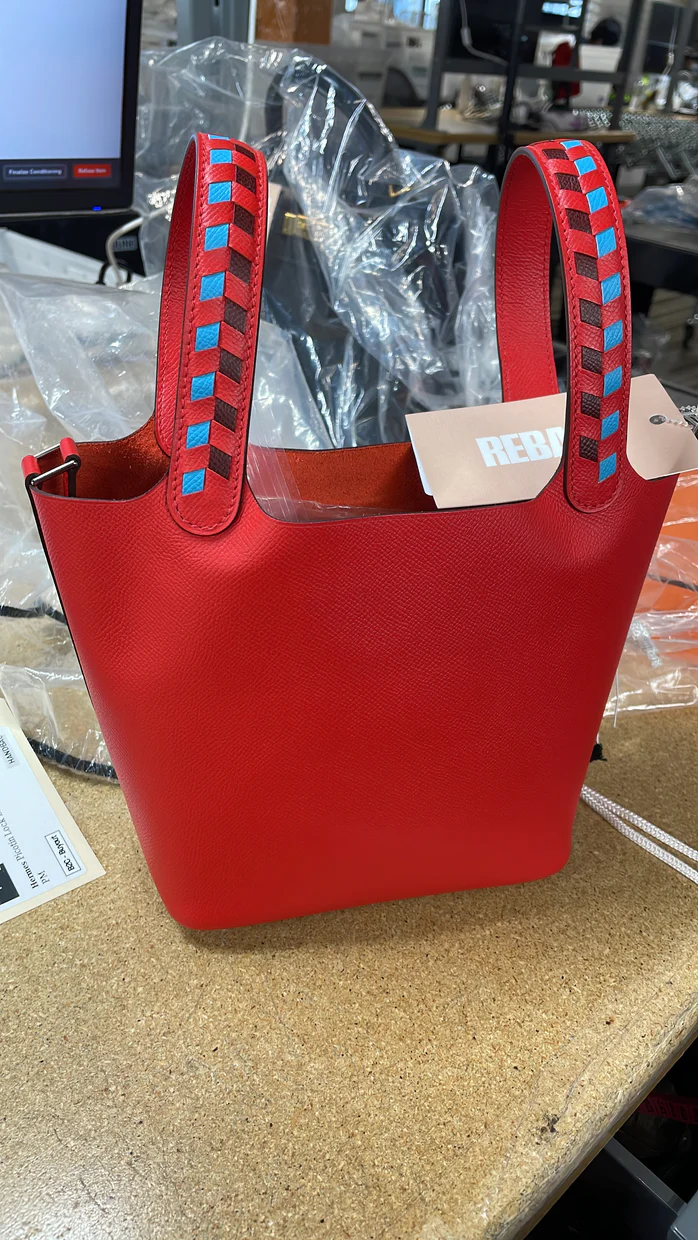 Picotin Lock Bag Tressage Epsom PM - Deep Luxury