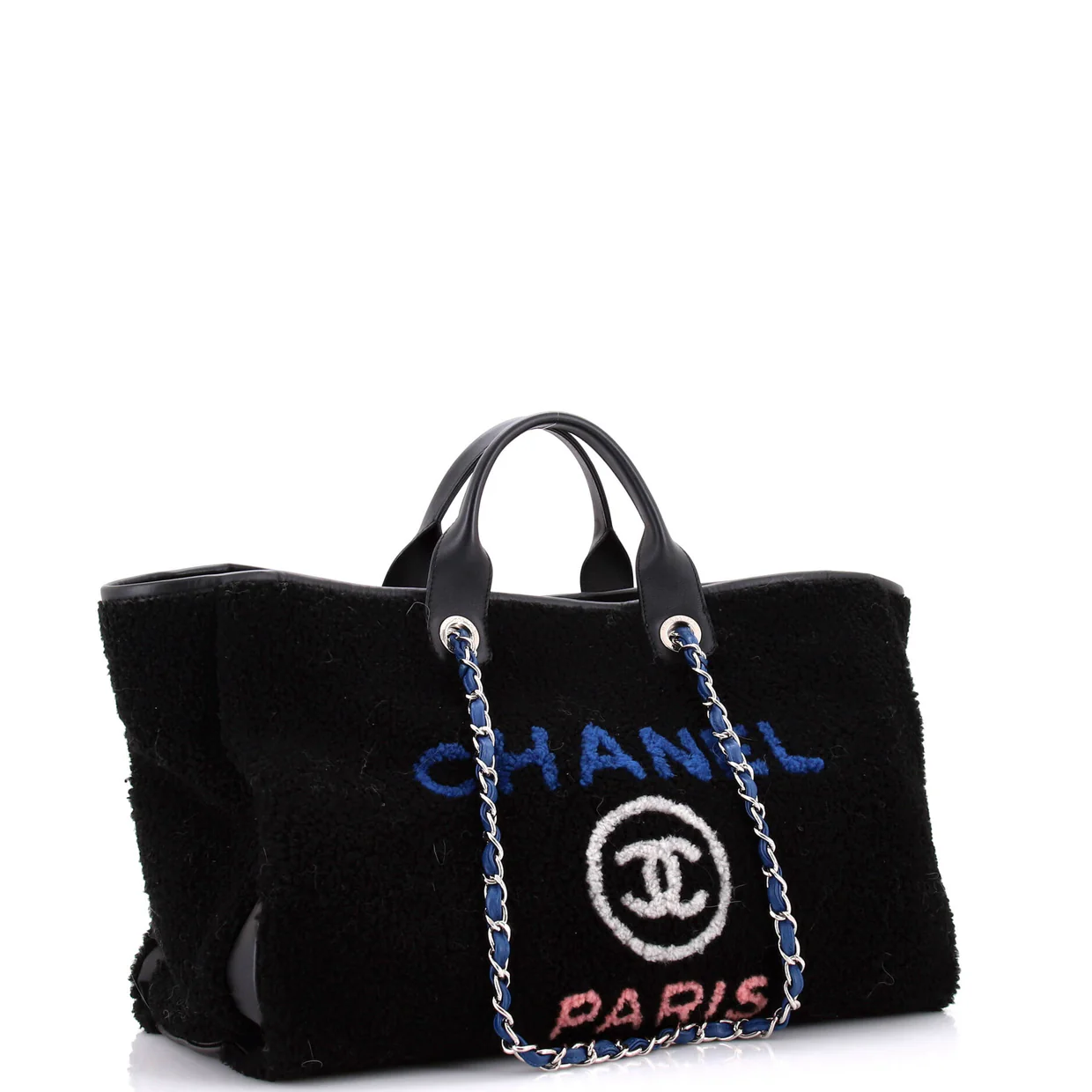 Deauville Tote Shearling Large - Deep Luxury