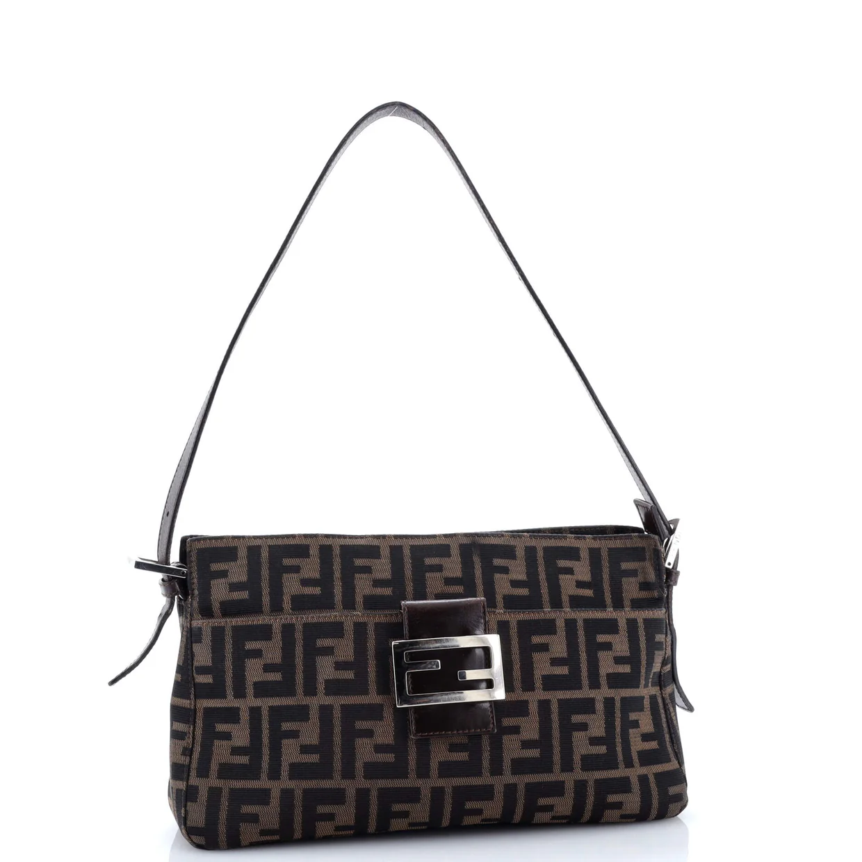 Vintage Pocket Shoulder Bag Zucca Canvas Small - Deep Luxury