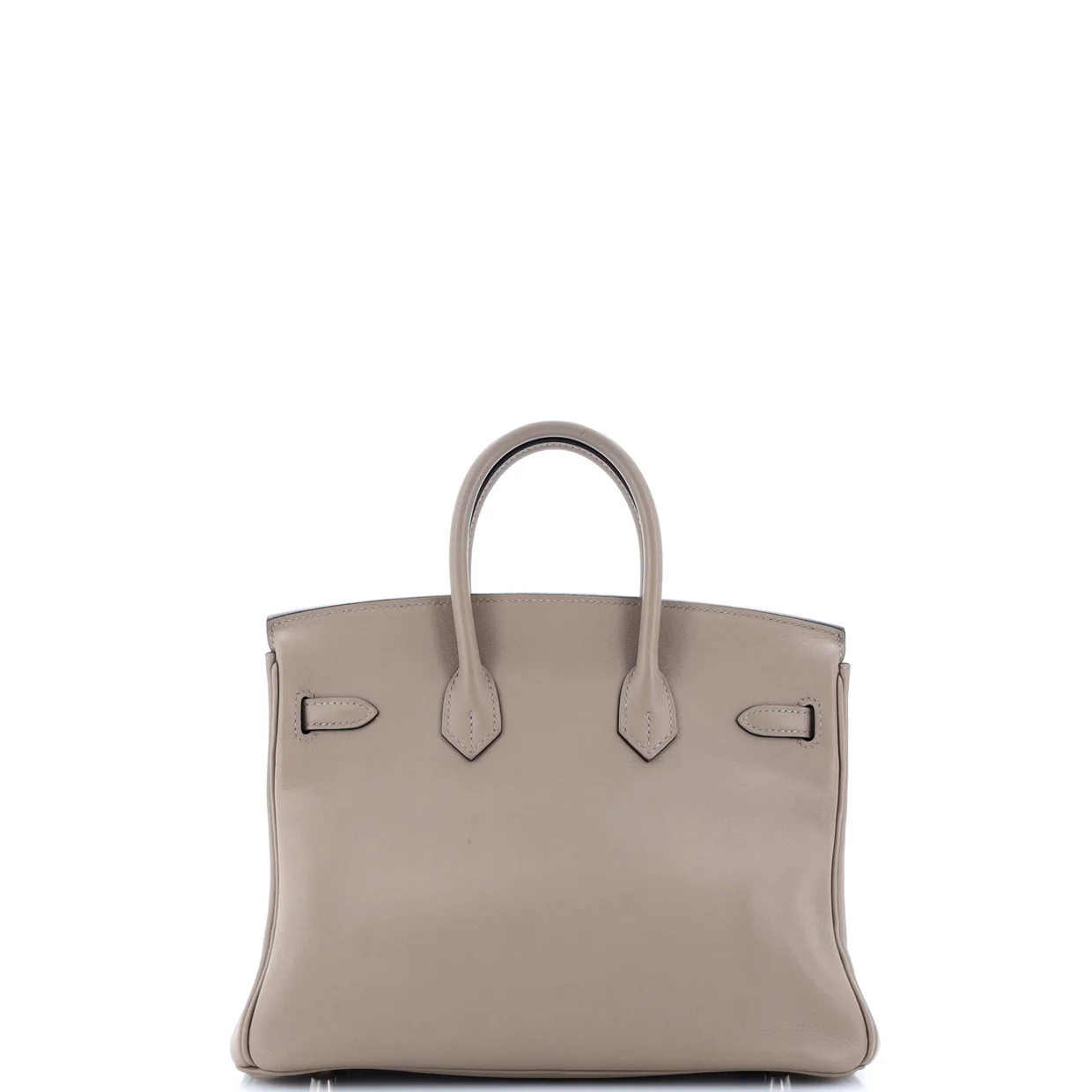 Birkin Handbag Grey Swift with Palladium Hardware 25 - Deep Luxury