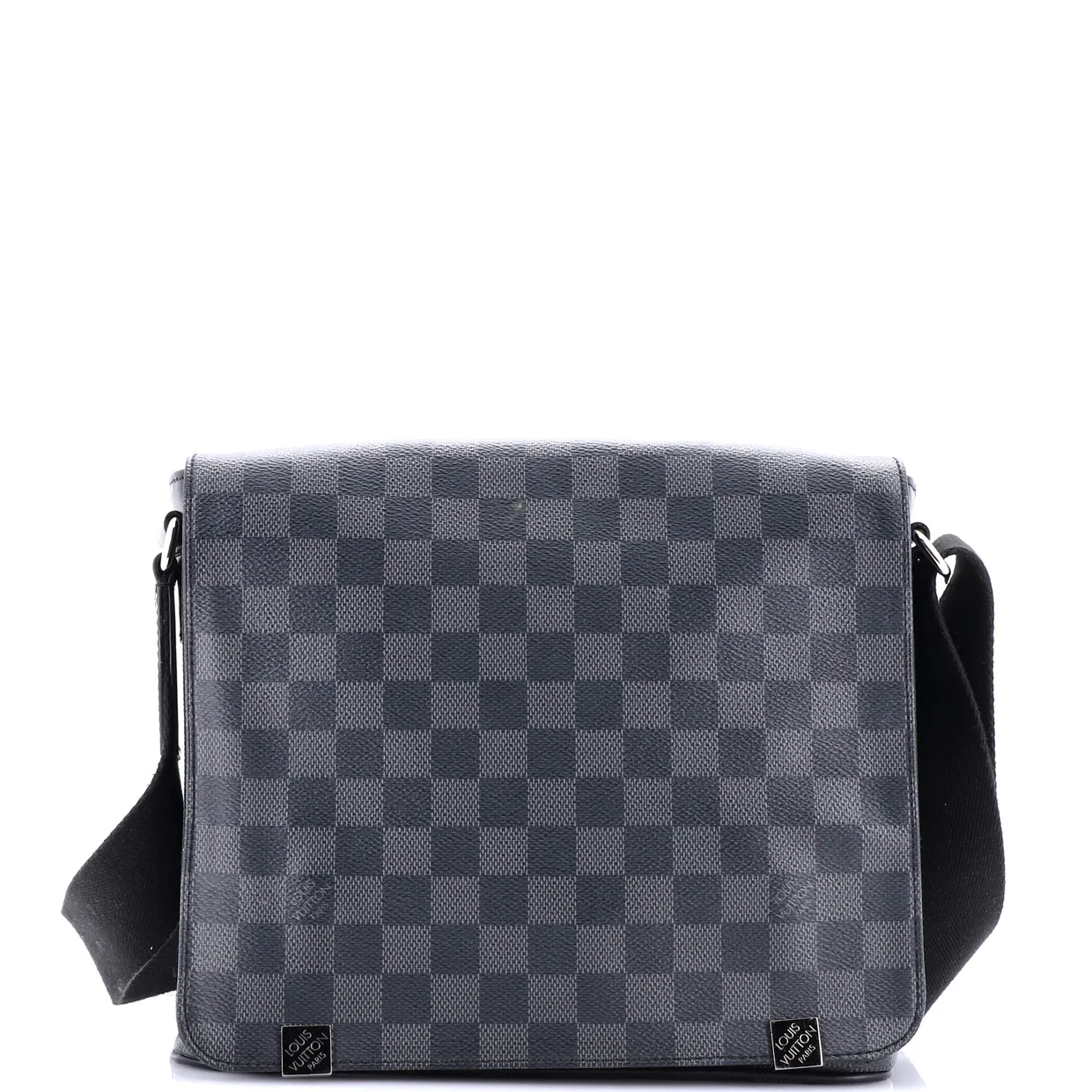 District Messenger Bag Damier Graphite PM - Deep Luxury