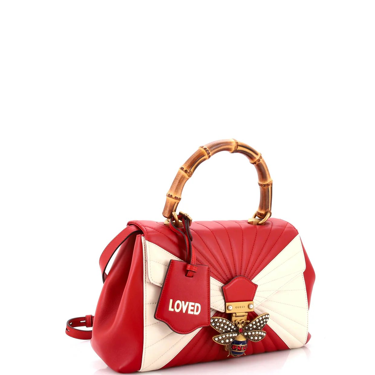 Queen Margaret Top Handle Bag Quilted Leather Medium - Deep Luxury