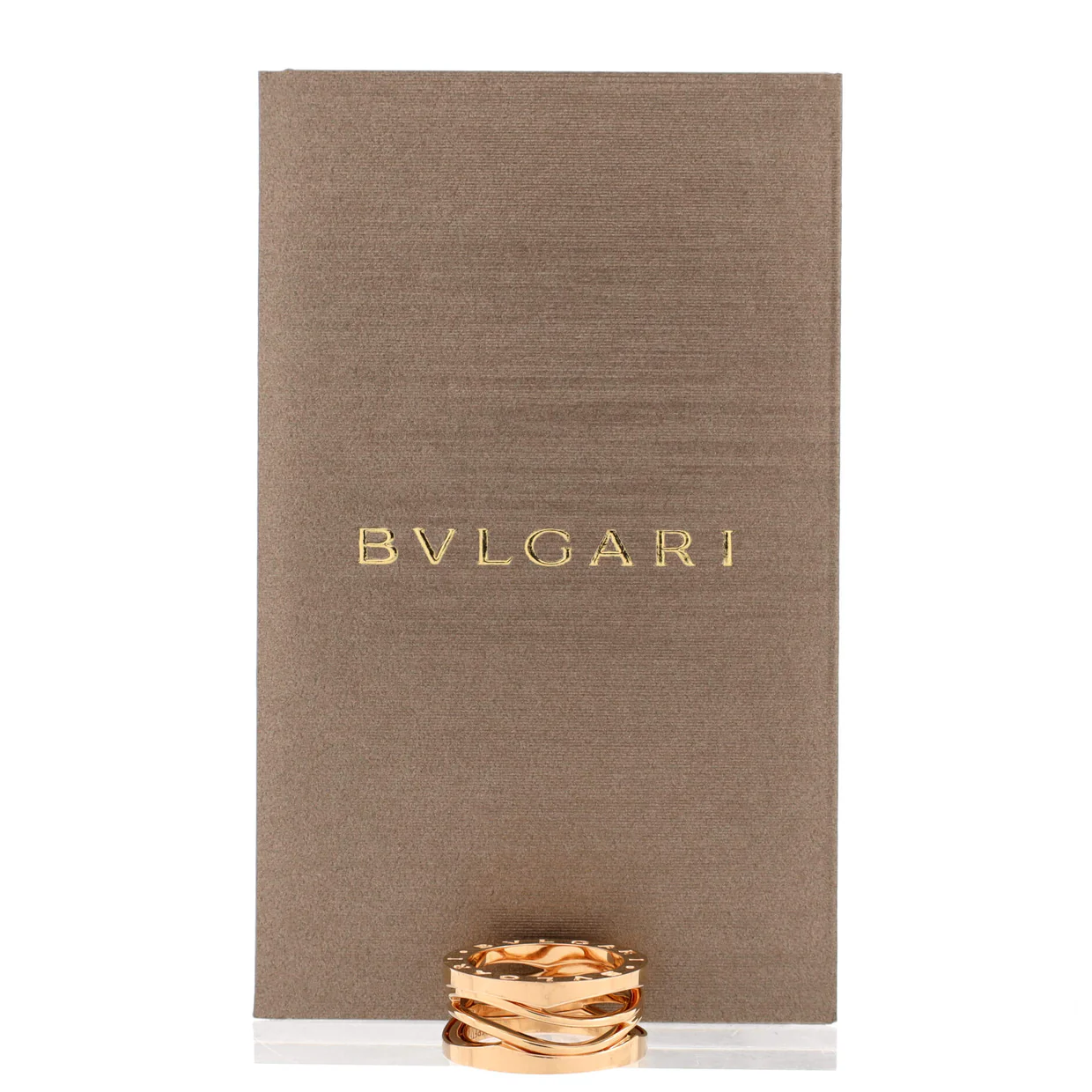 B.Zero1 Design Legend Zaha Hadid Three Band Ring 18K Rose Gold - Deep Luxury