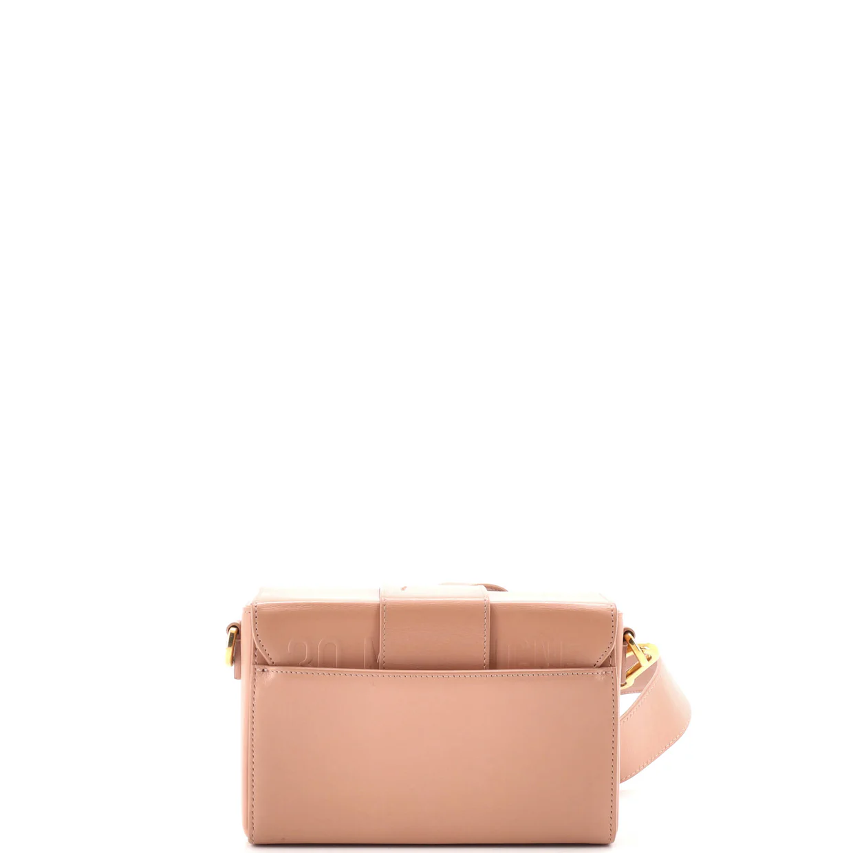 30 Montaigne Box Bag Leather - Deep Luxury