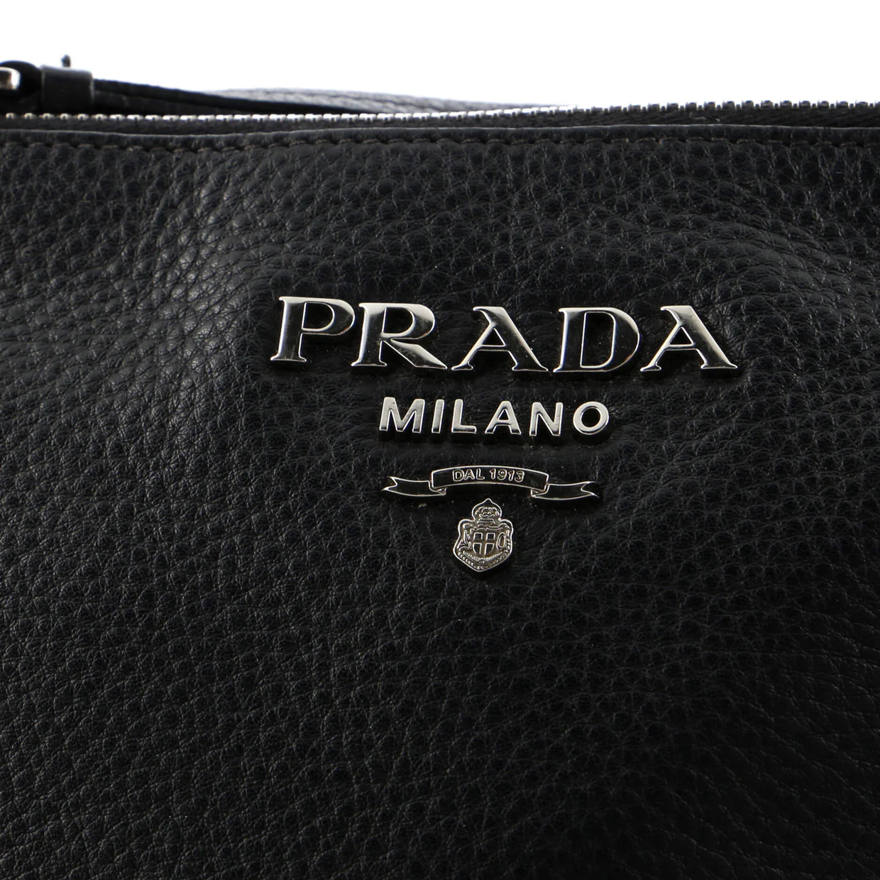 Double Zip Crossbody Bag Vitello Daino Small - Deep Luxury