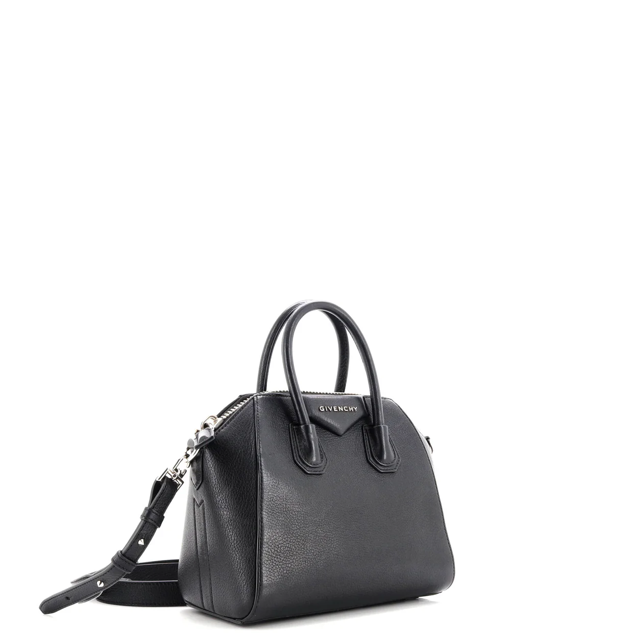 Antigona Bag Leather Mini - Deep Luxury