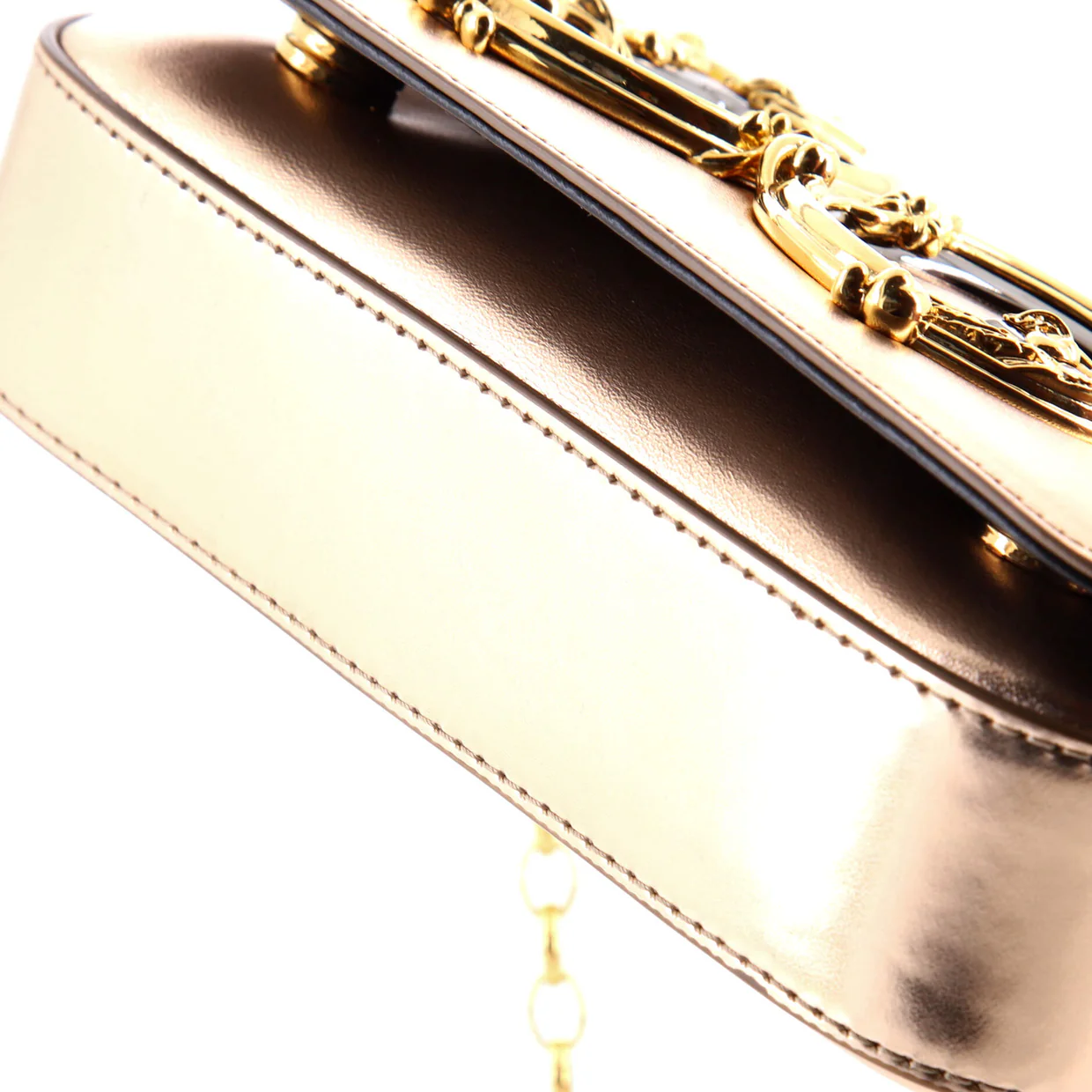 DG Girls Flap Bag Embellished Leather Mini - Deep Luxury