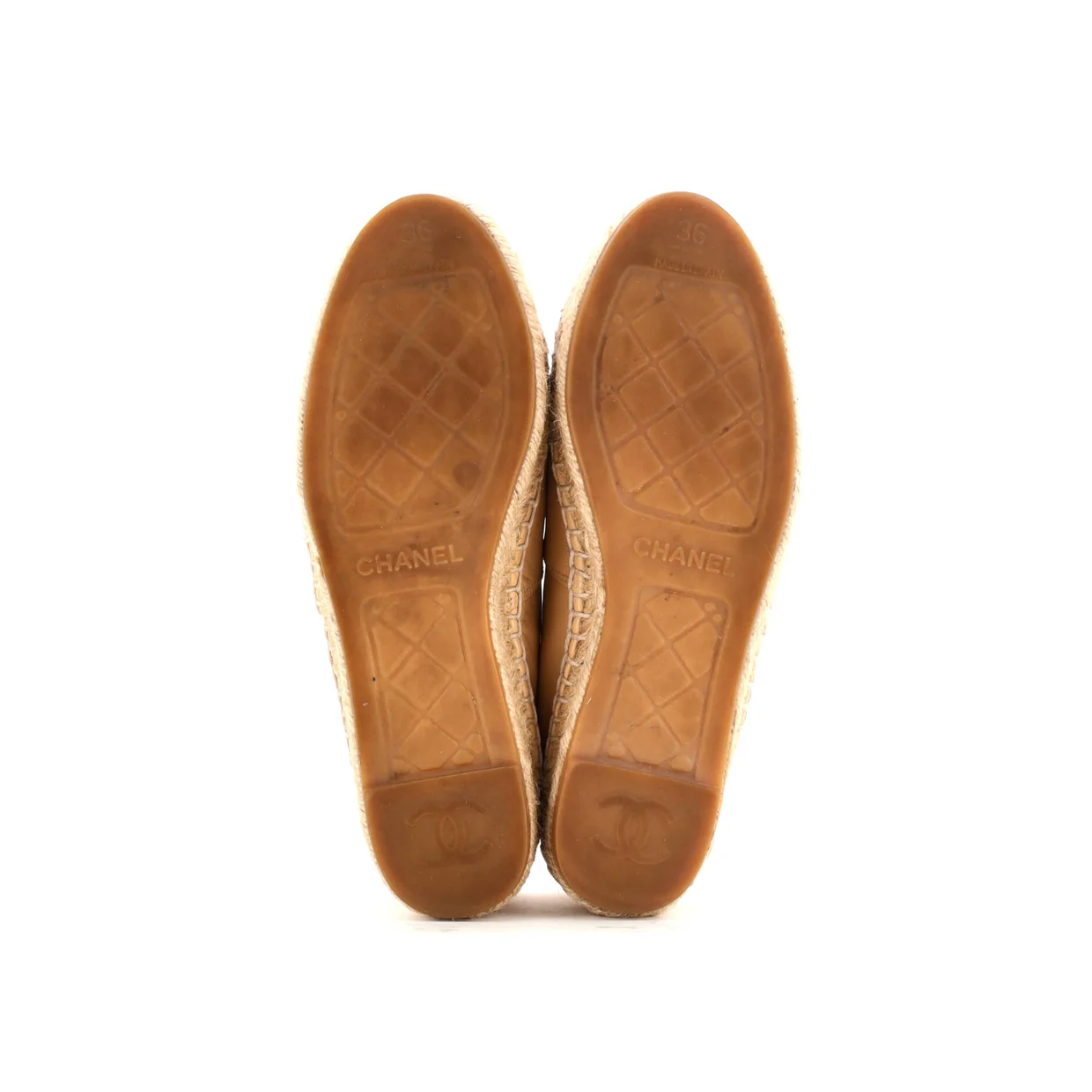 Women's CC Cap Toe Espadrilles Leather - Deep Luxury