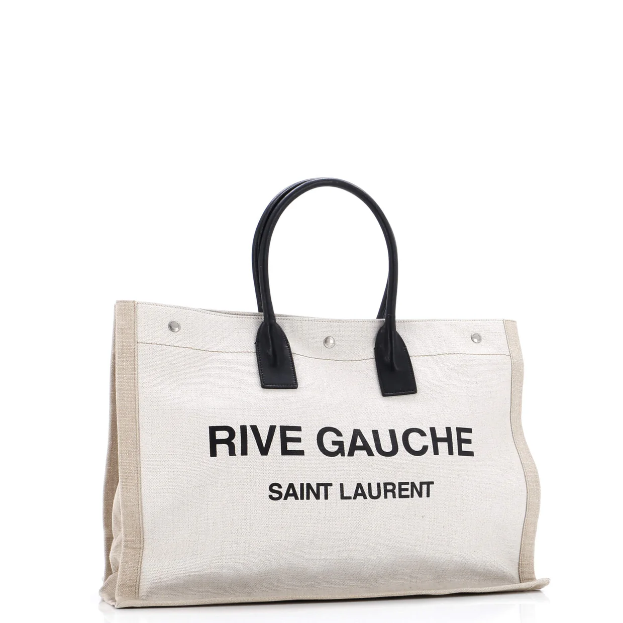 Rive Gauche Shopper Tote Canvas Large - Deep Luxury