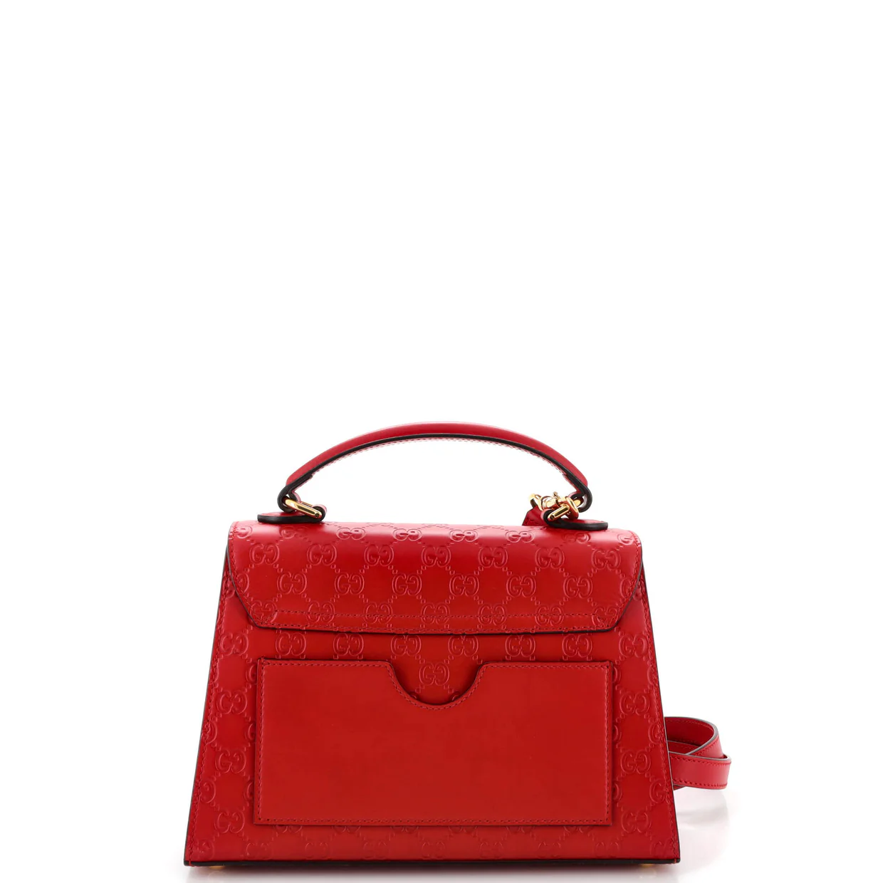 Padlock Top Handle Bag Guccissima Leather Small - Deep Luxury