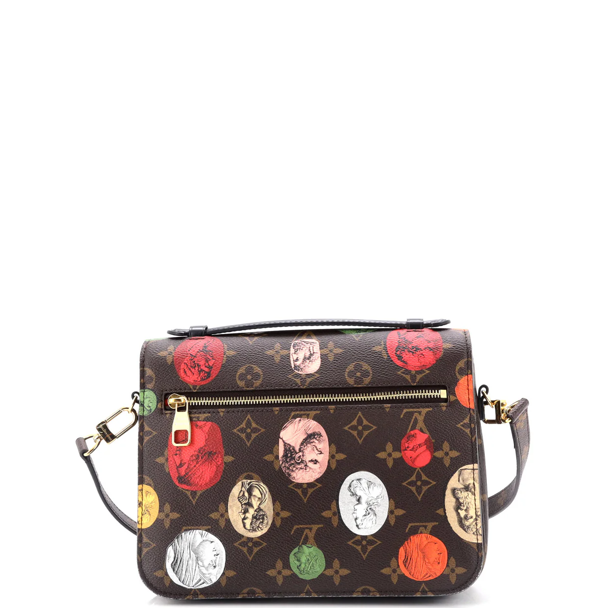 Pochette Metis Limited Edition Fornasetti Cameo Monogram Canvas - Deep Luxury