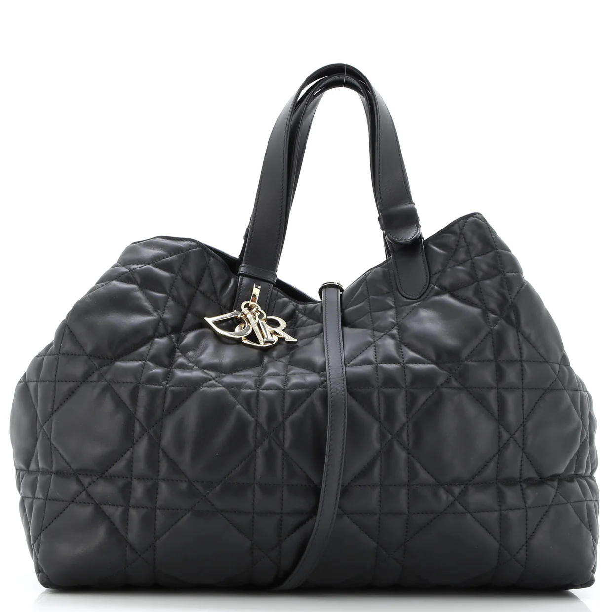 Toujours Tote Bag Macrocannage Quilt Calfskin Large - Deep Luxury