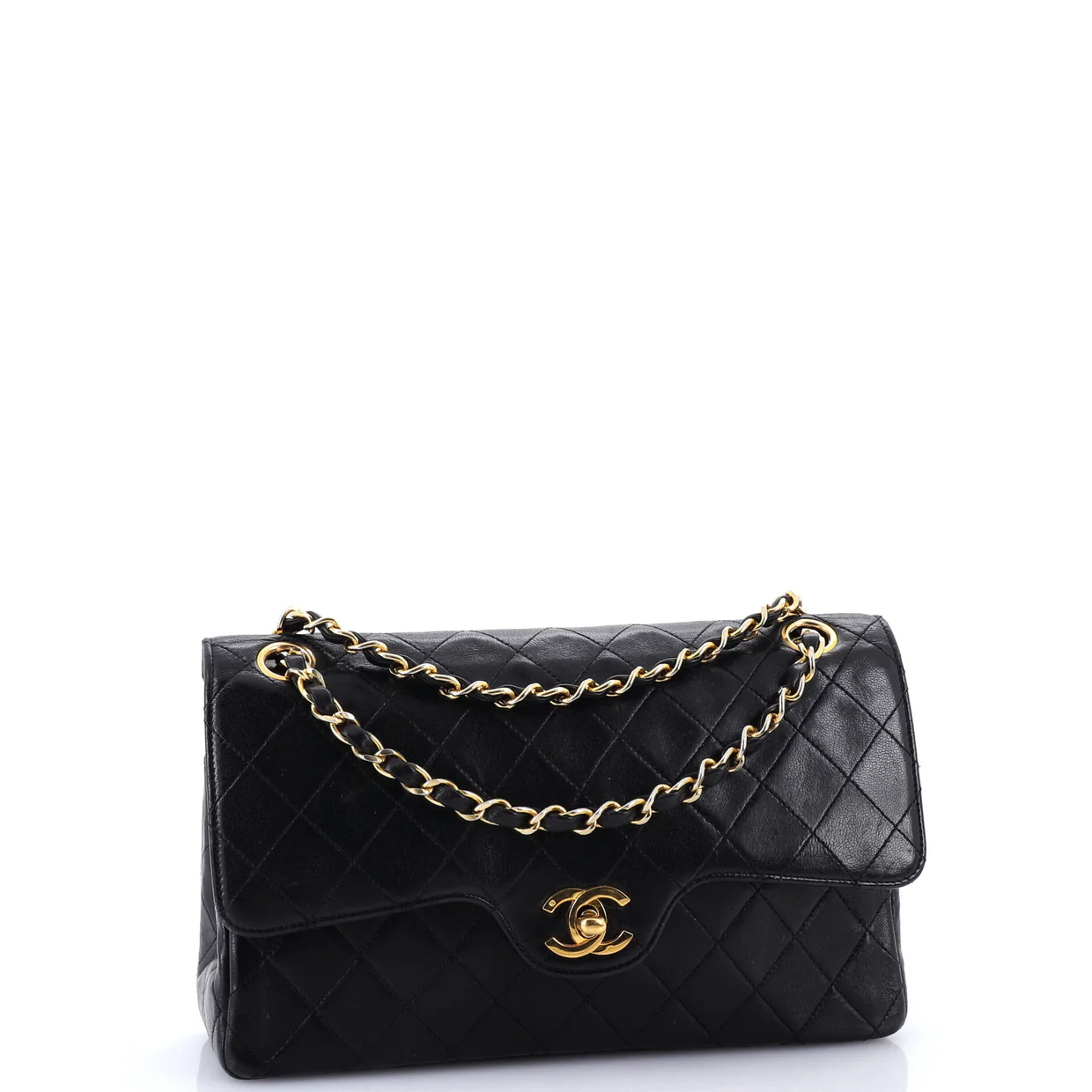 Vintage Classic Double Flap Bag Quilted Lambskin Medium - Deep Luxury